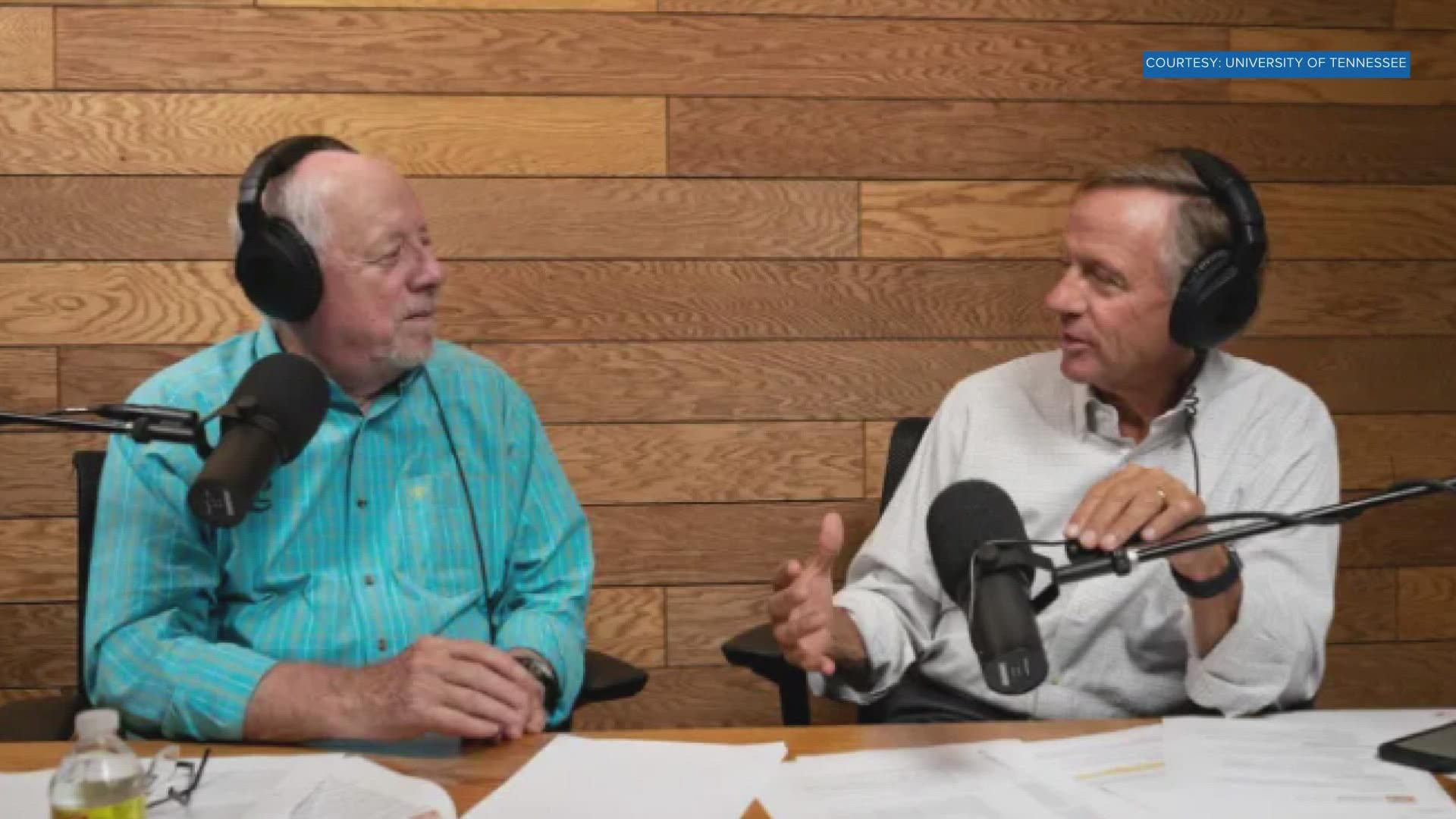 Phil Bredesen and Bill Haslam are both former governors of Tennessee and members of the UT Institute of American Civics. They are also now podcast hosts.