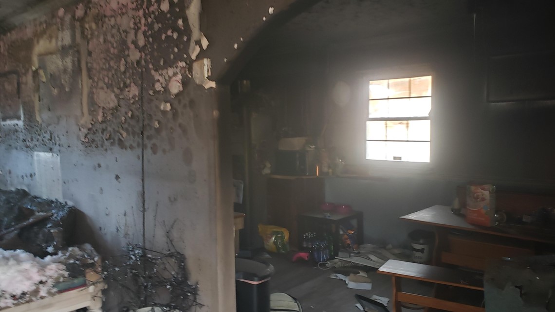 No injuries after fire badly damages home in Halls | wbir.com