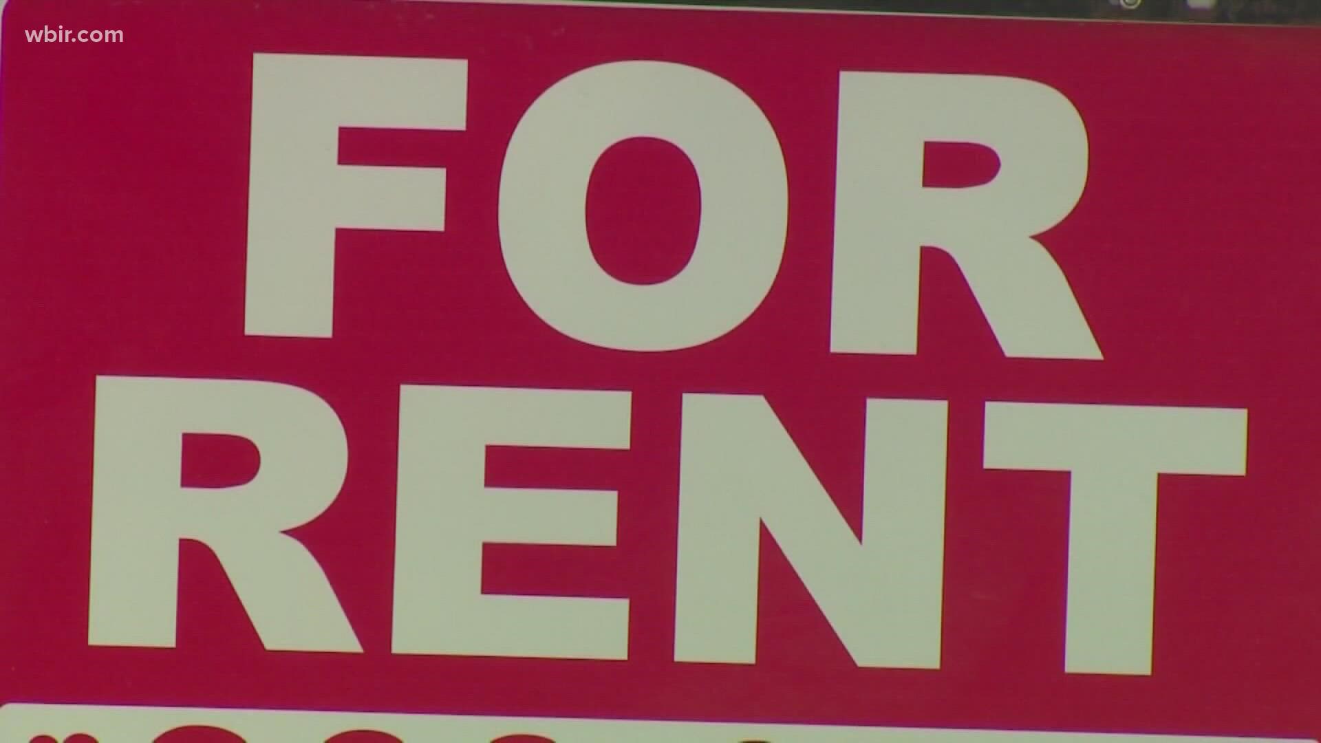 Rent prices have soared around 20 - 30 percent in the last year across Tennessee.