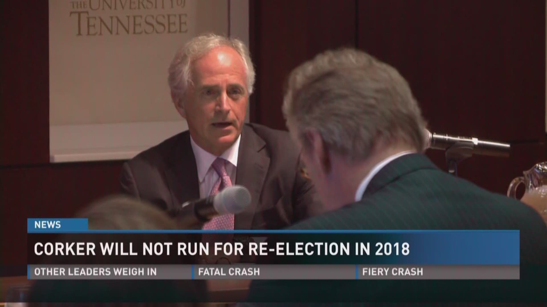 Tennessee Senator Bob Corker says he's had enough of serving in the senate.