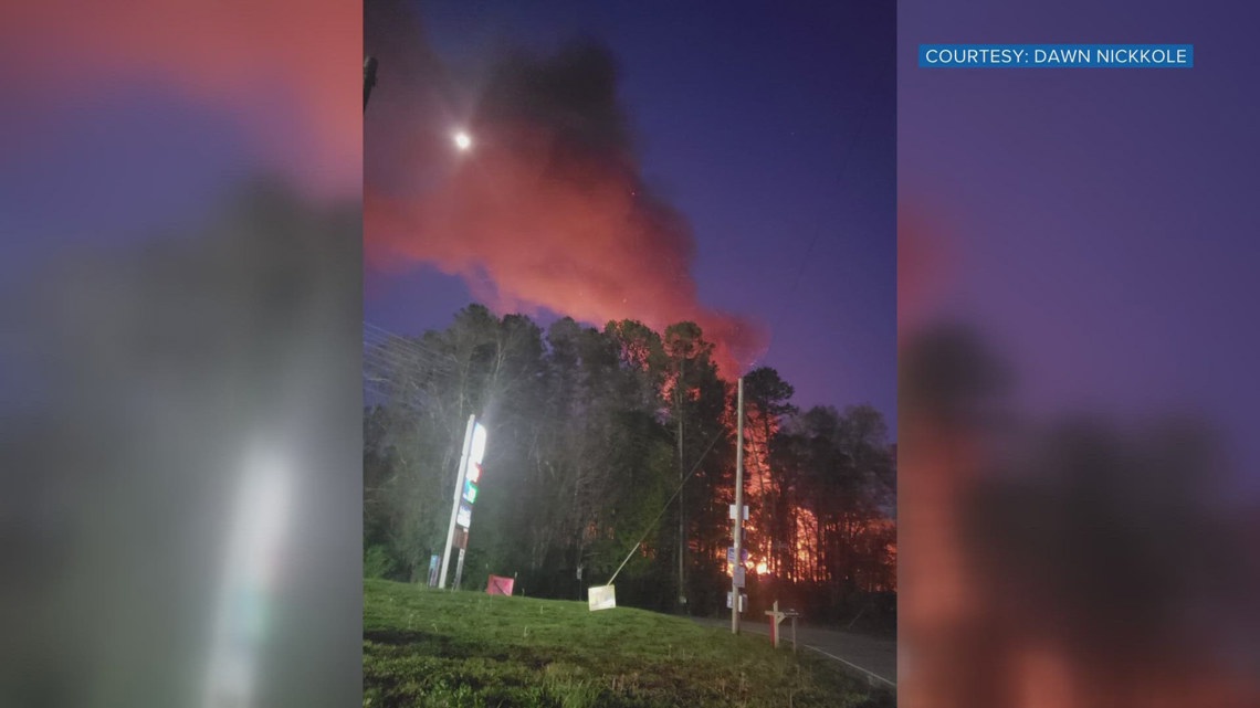 No injuries reported after crews respond to 2-story structure fire in ...