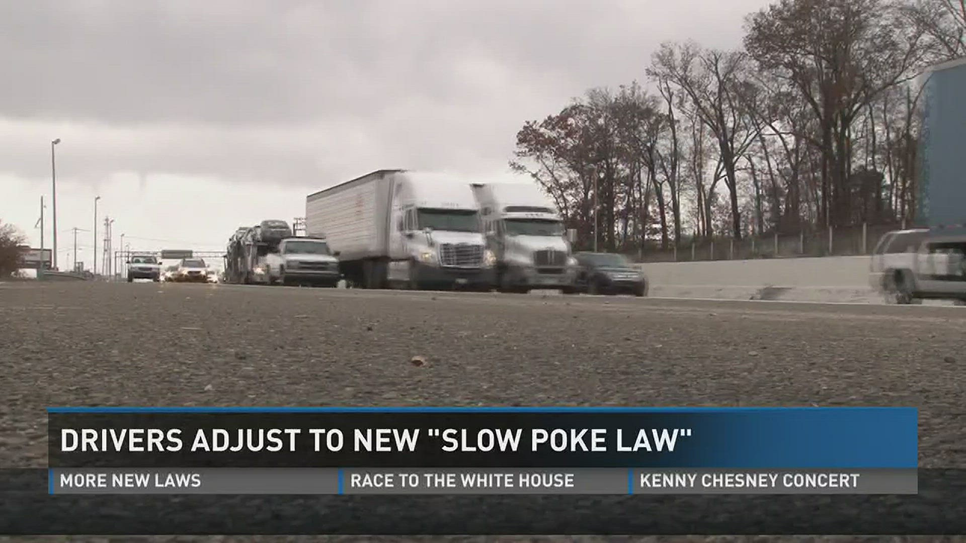 Tennessee drivers react to the new law regarding ticketing slow drivers on major highways.