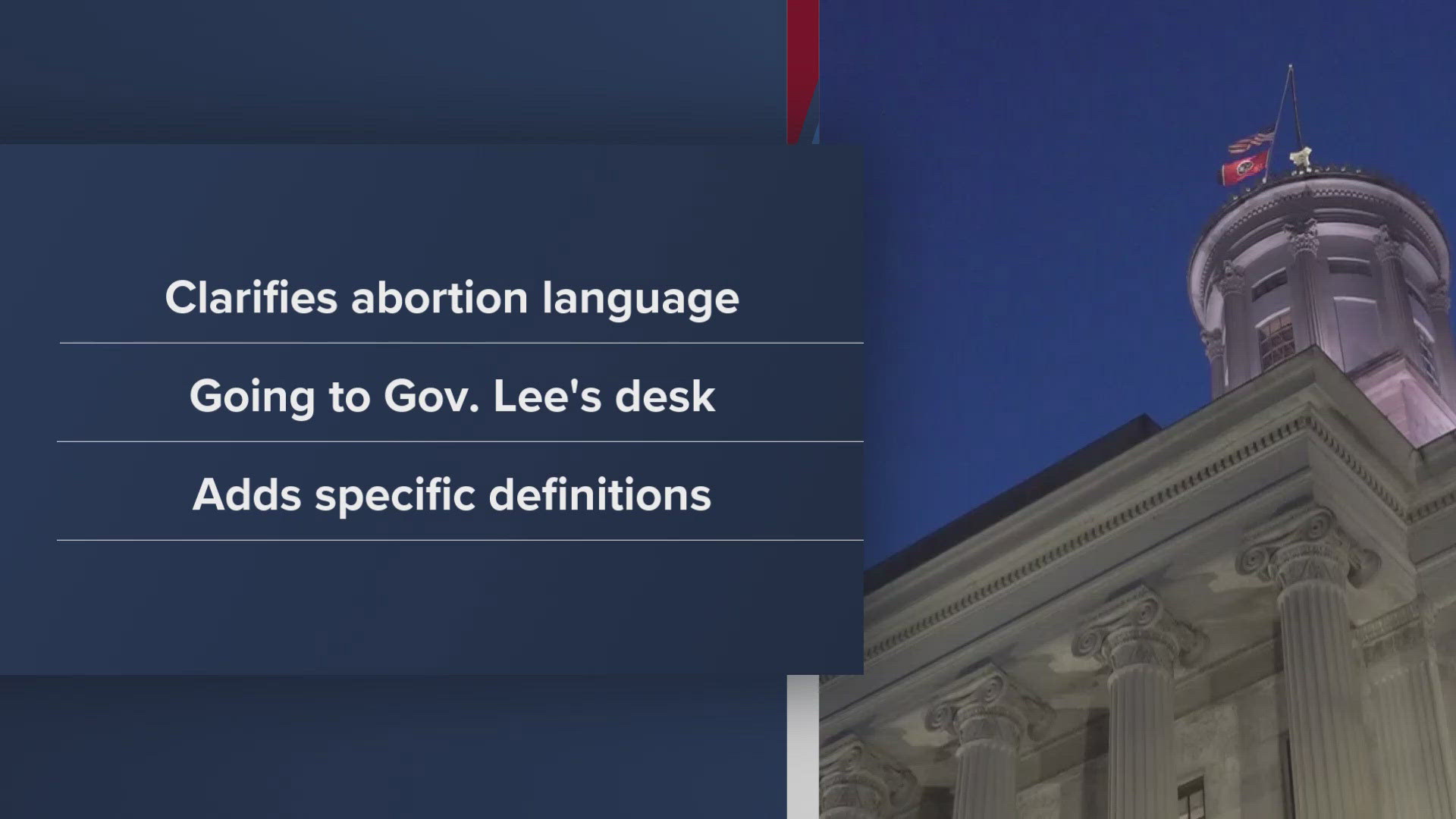 The proposal adds specific definitions to the law that effectively bans abortion care, reducing vagueness around one of the country's most restrictive abortion laws.