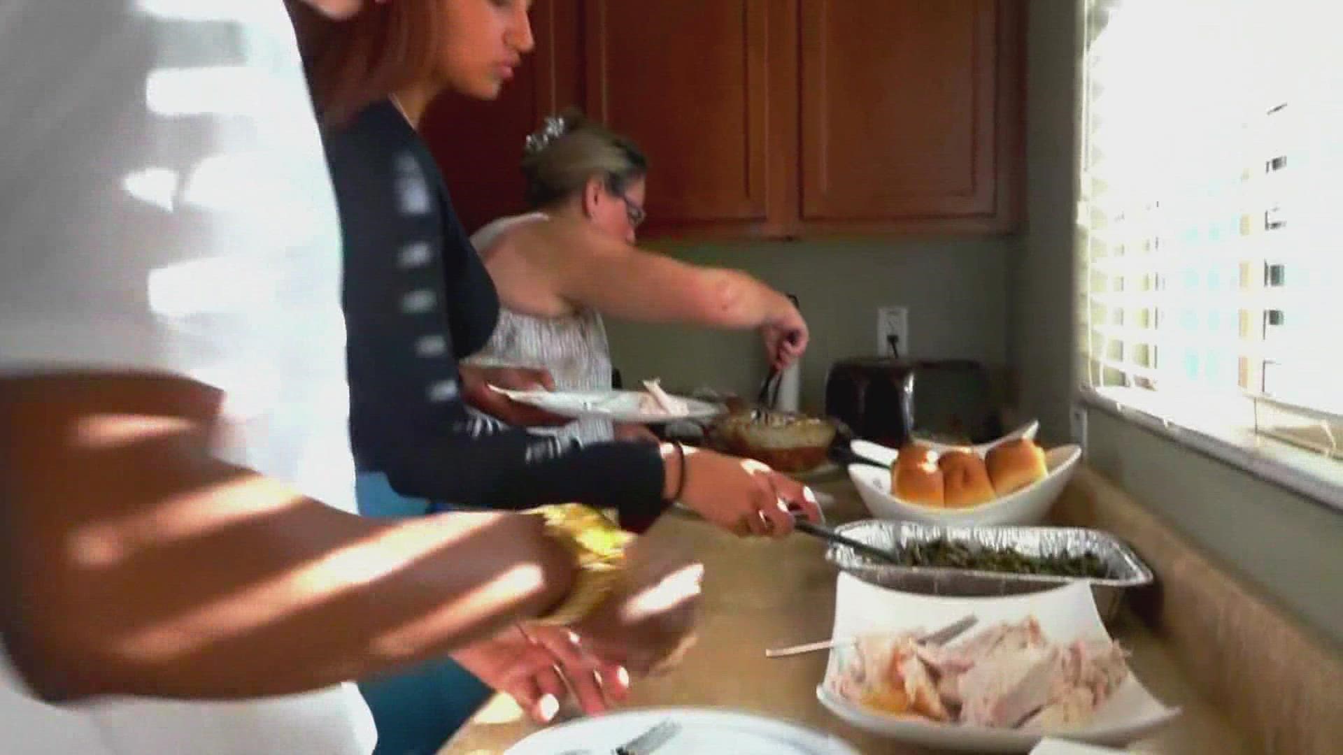 Thanksgiving traditionally brings people together, but that can come with stress.
