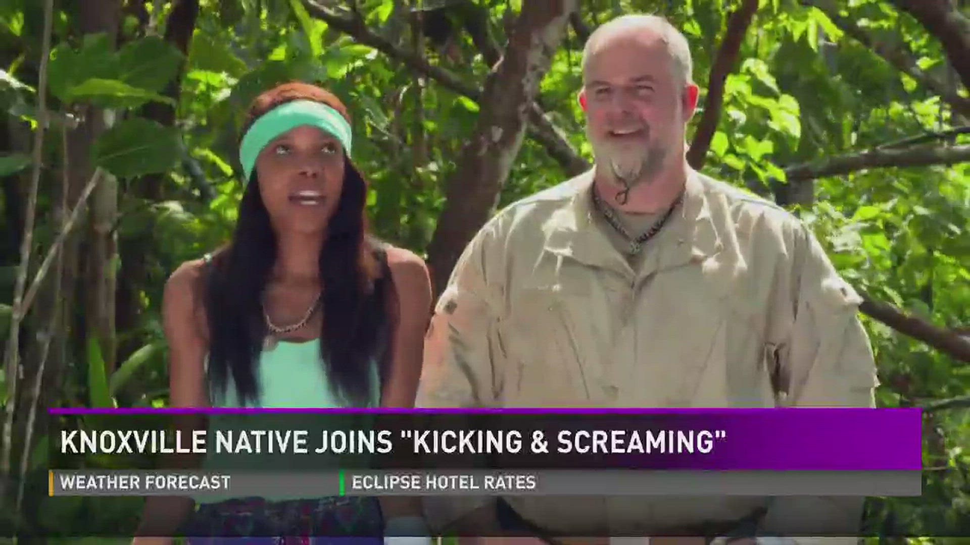 March 23, 2017: Knoxville native Nakeisha Turk is one of 10 contestants paired with survivalists to learn how to live in the jungle on FOX's new show "Kicking & Screaming."