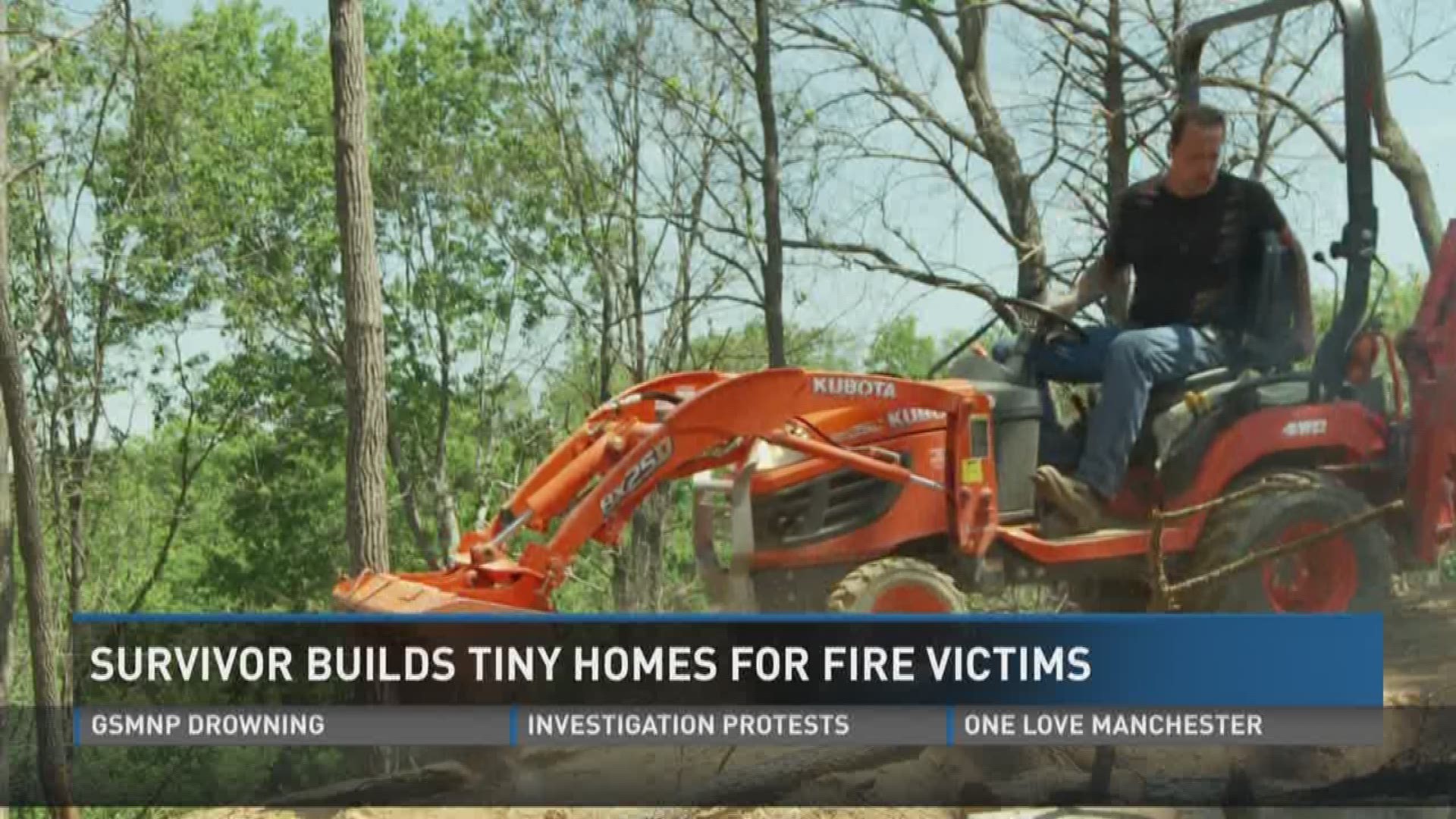 Rodney Clark is emptying his retirement savings to build tiny homes for wildfire victims.
