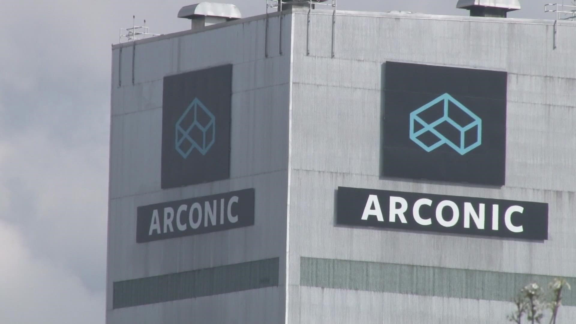 According to the report, Arconic invested around $100 million in East Tennessee, and East Chemical invested around $250 million.