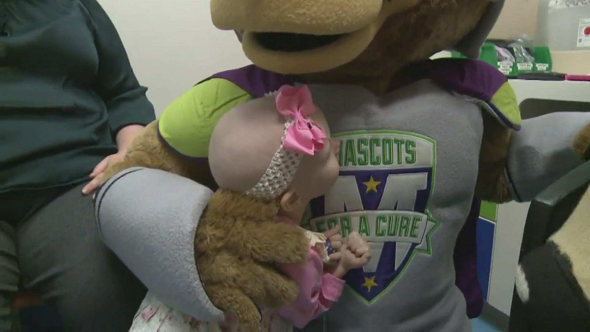 Mascots representing a number of organizations visit patients at East Tennessee Children's Hospital.Live at Five at 4-March 7, 2017