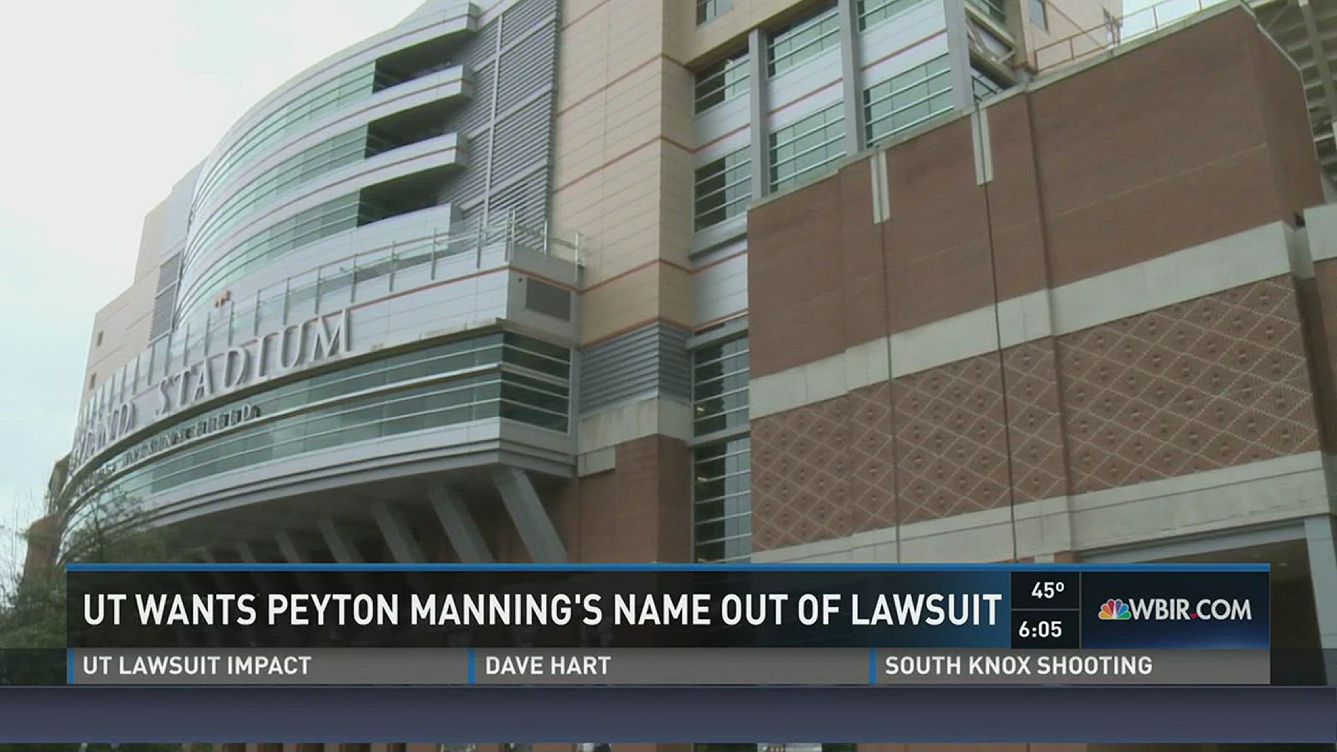 10News reporter Jim Matheny reports on UT's defense motion to remove Manning from a Title IX lawsuit.