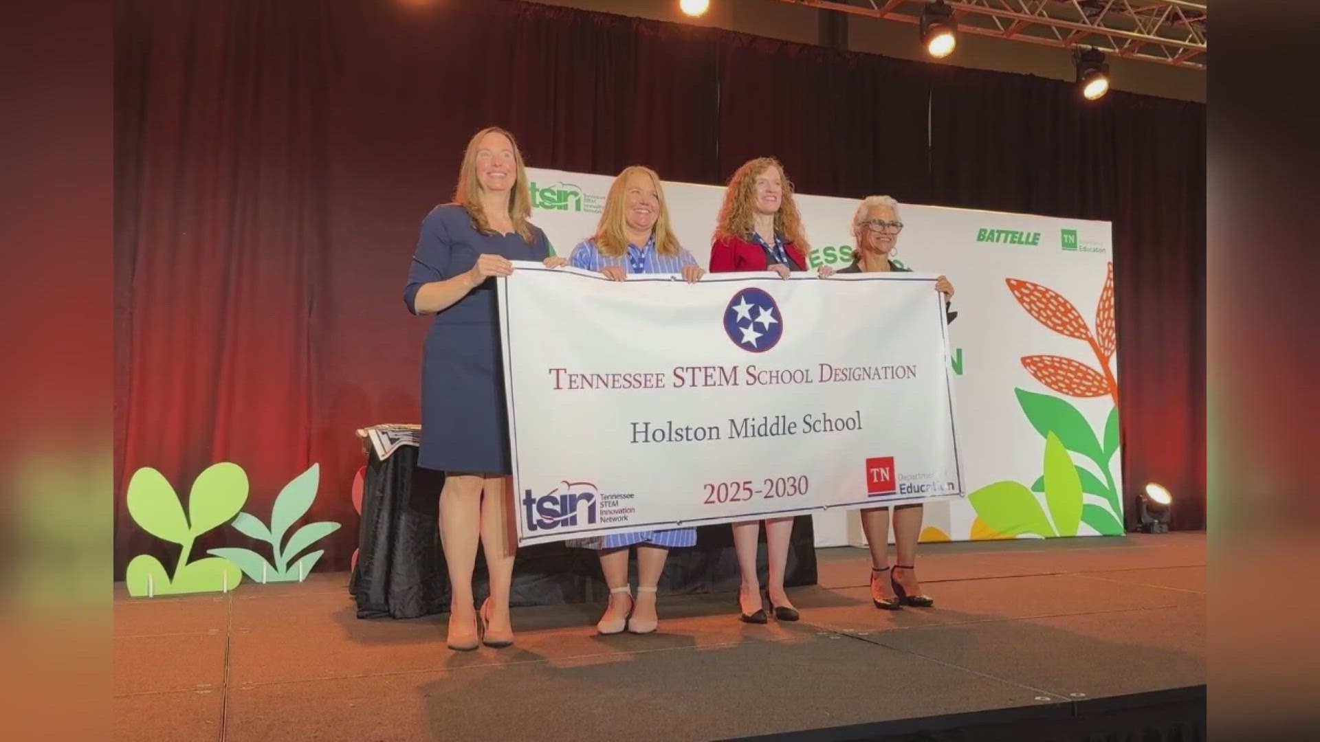 Holston Middle School and Farragut High School earned the honors.