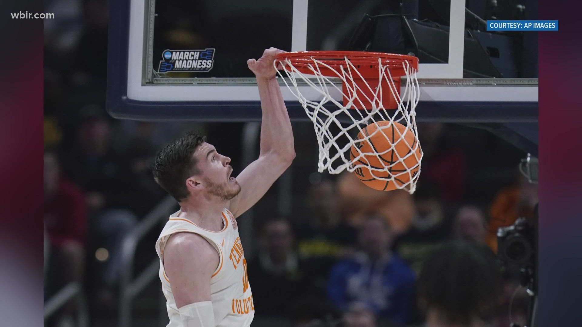 Tennessee never trailed and led by as much as 36 in Thursday's game.