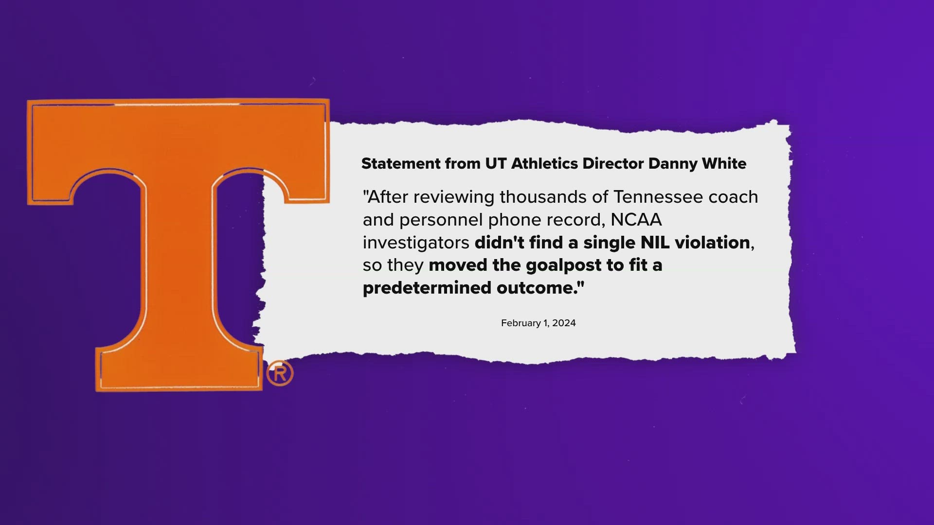 Danny White did not mince his words and called the NCAA's investigation "silly and not productive."