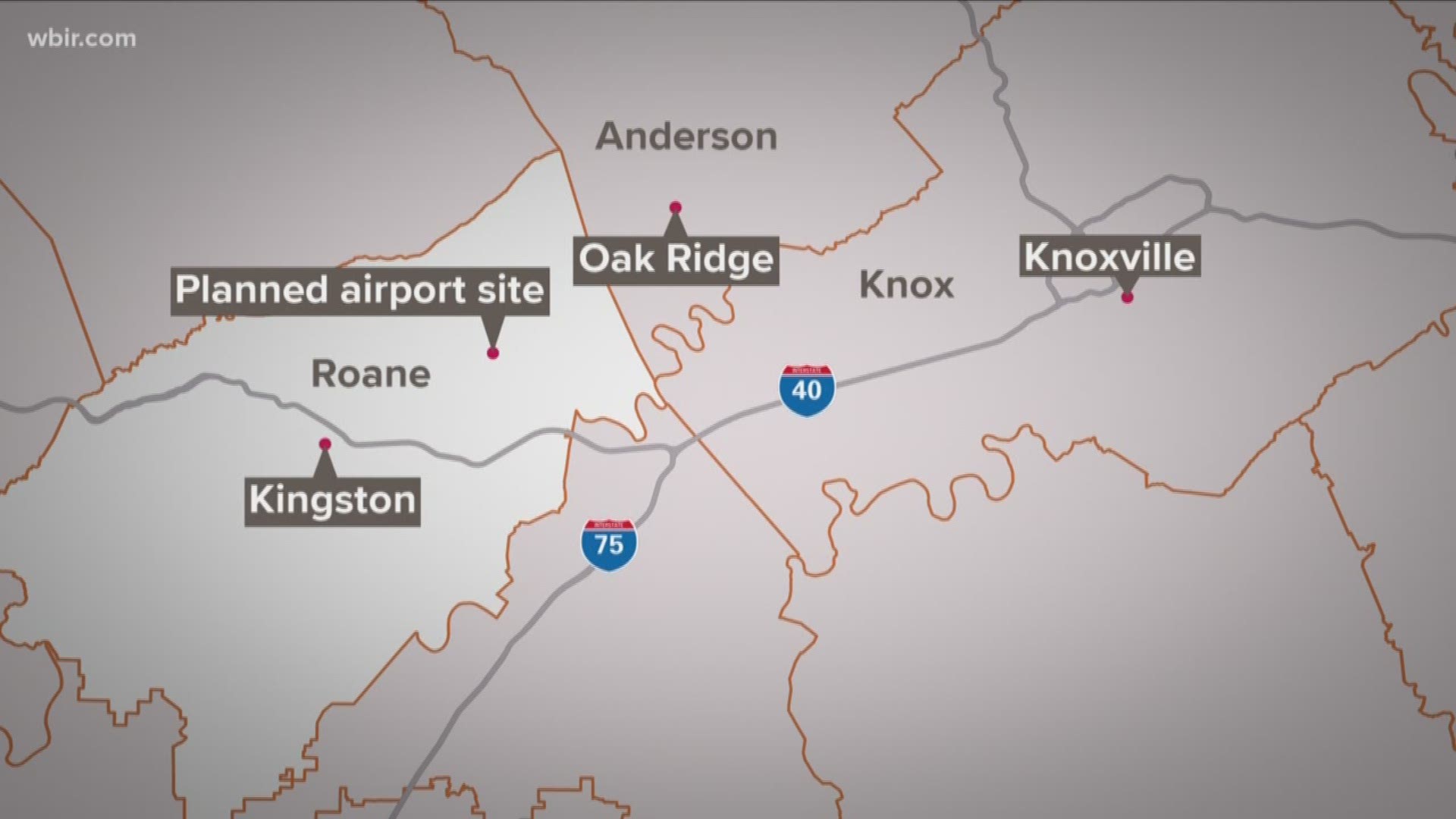 The general aviation airport would be for private and corporate planes only. It would be located on the former K-25 site.