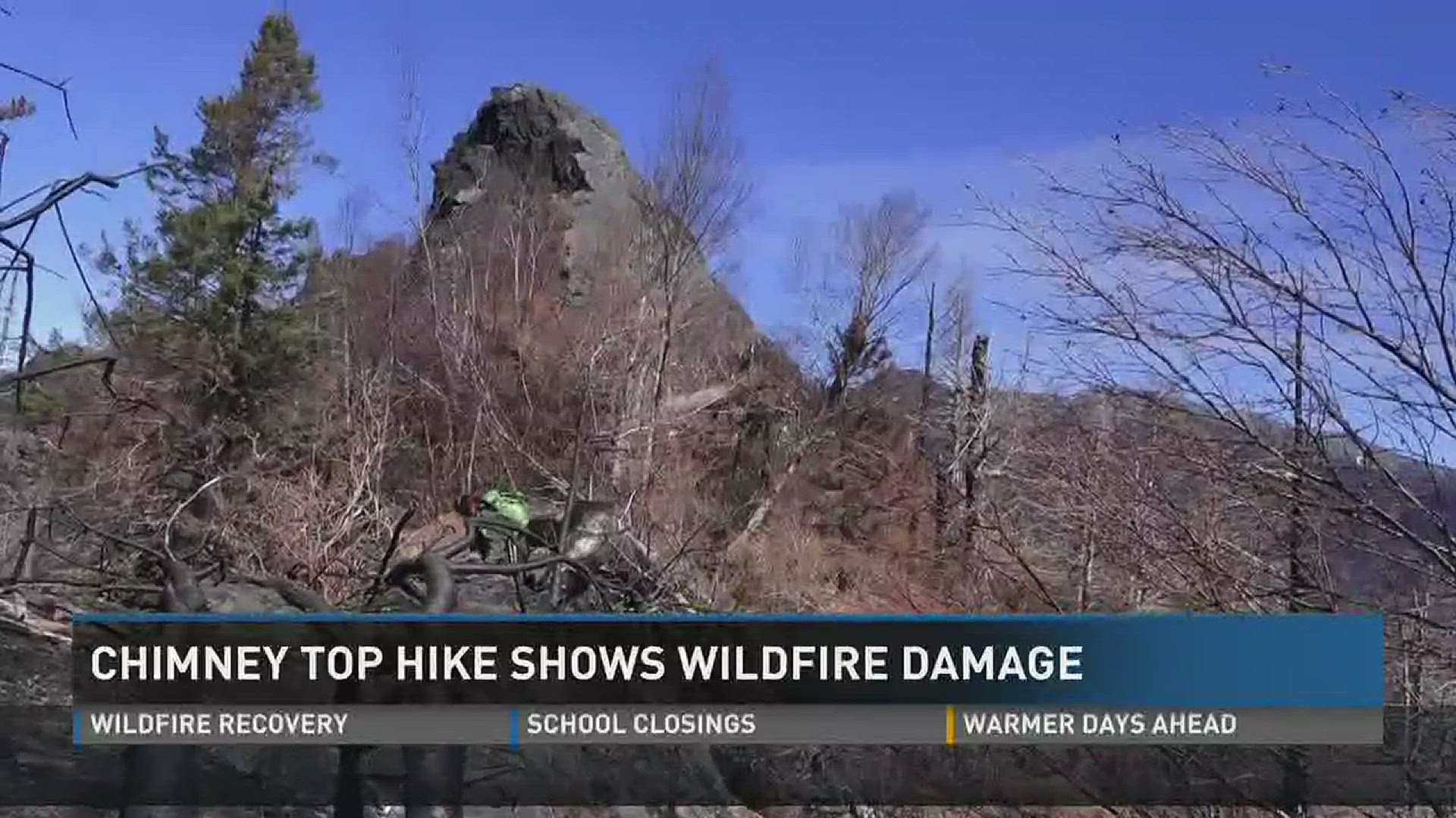 Chimney Top hike shows wildfire damage | wbir.com