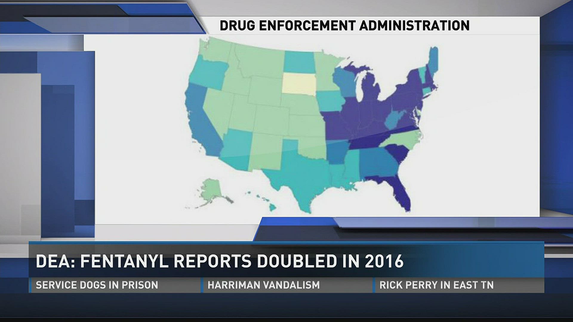 According to a DEA report, reports of fentanyl have double across the United States.