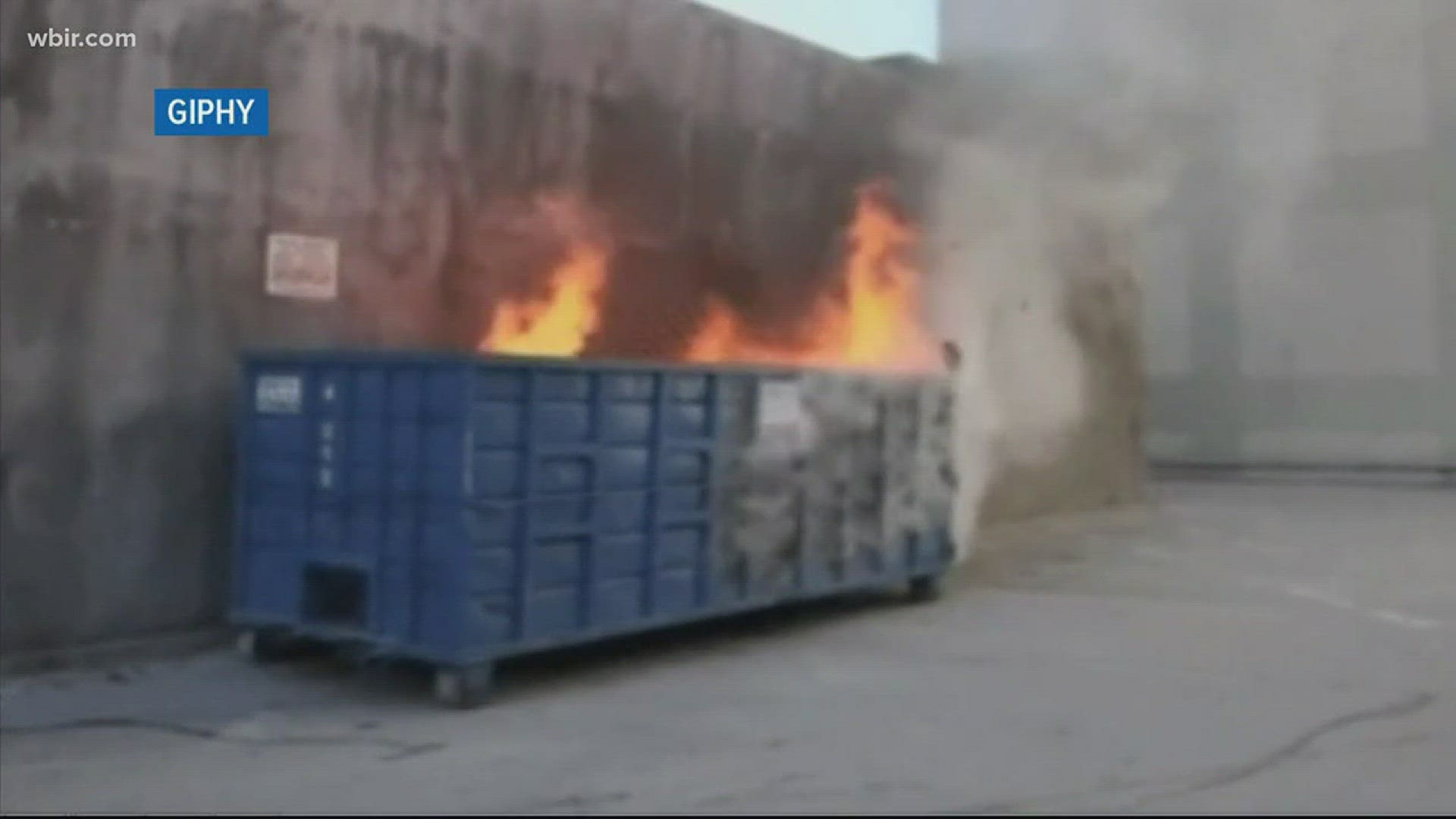 March 7, 2018: "Dumpster fire" is one of the hundreds of new words being added to the Merriam-Webster Dictionary. The term has roots in Knoxville.