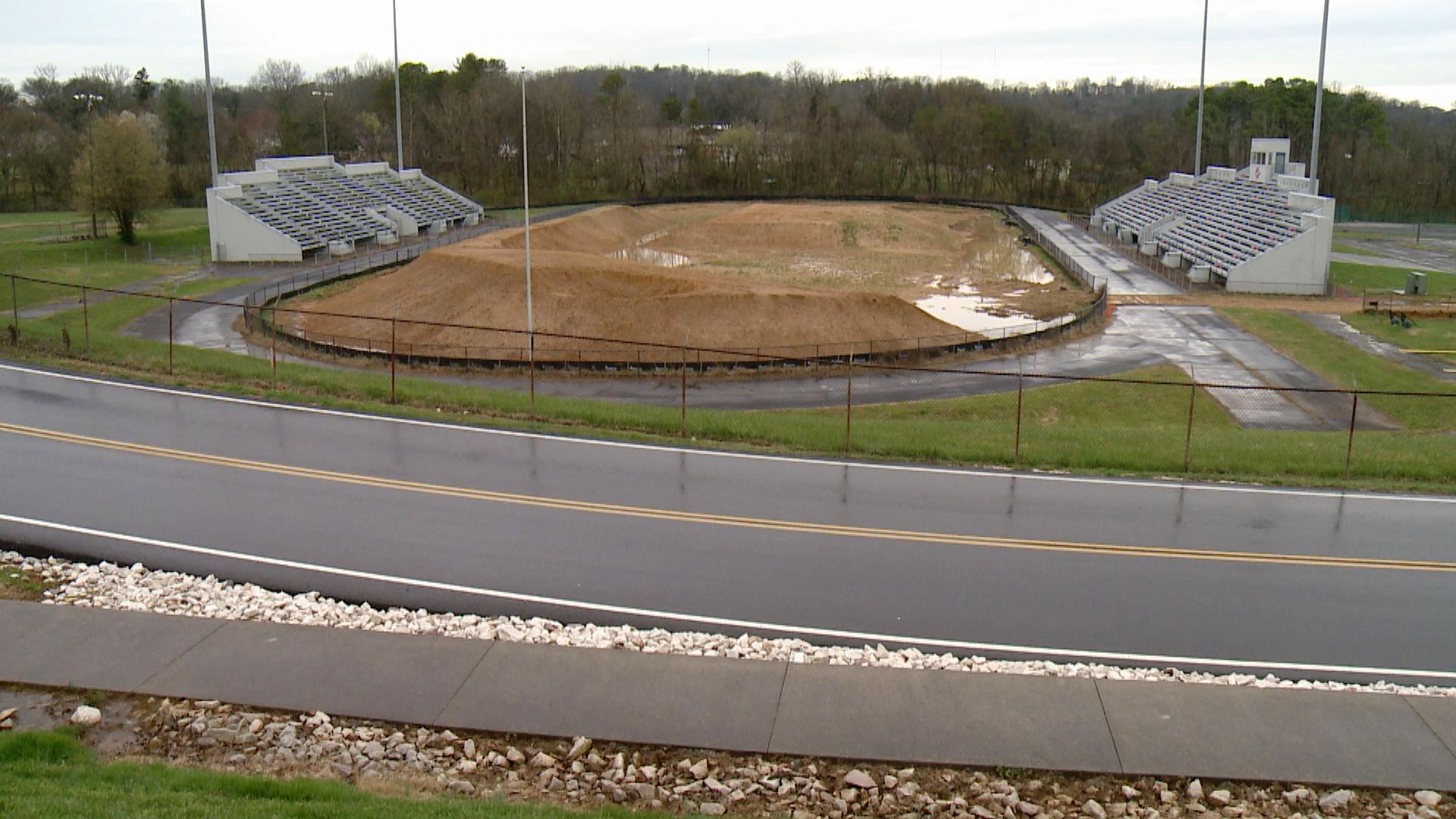 Knox County mayor Glenn Jacobs says he's ending the project to build a BMX track at the old football stadium at South Doyle Middle, even though the county has already spent hundreds of thousands of dollars on it.