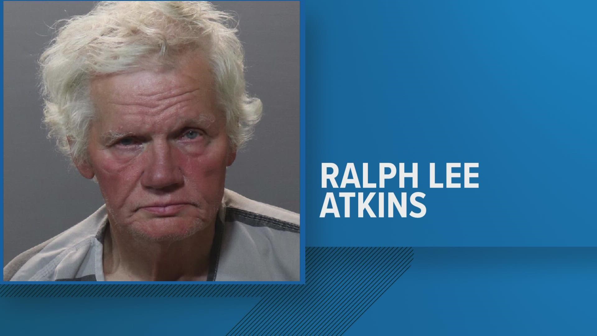 Ralph Lee Atkins is being held on a $500,000 bond.