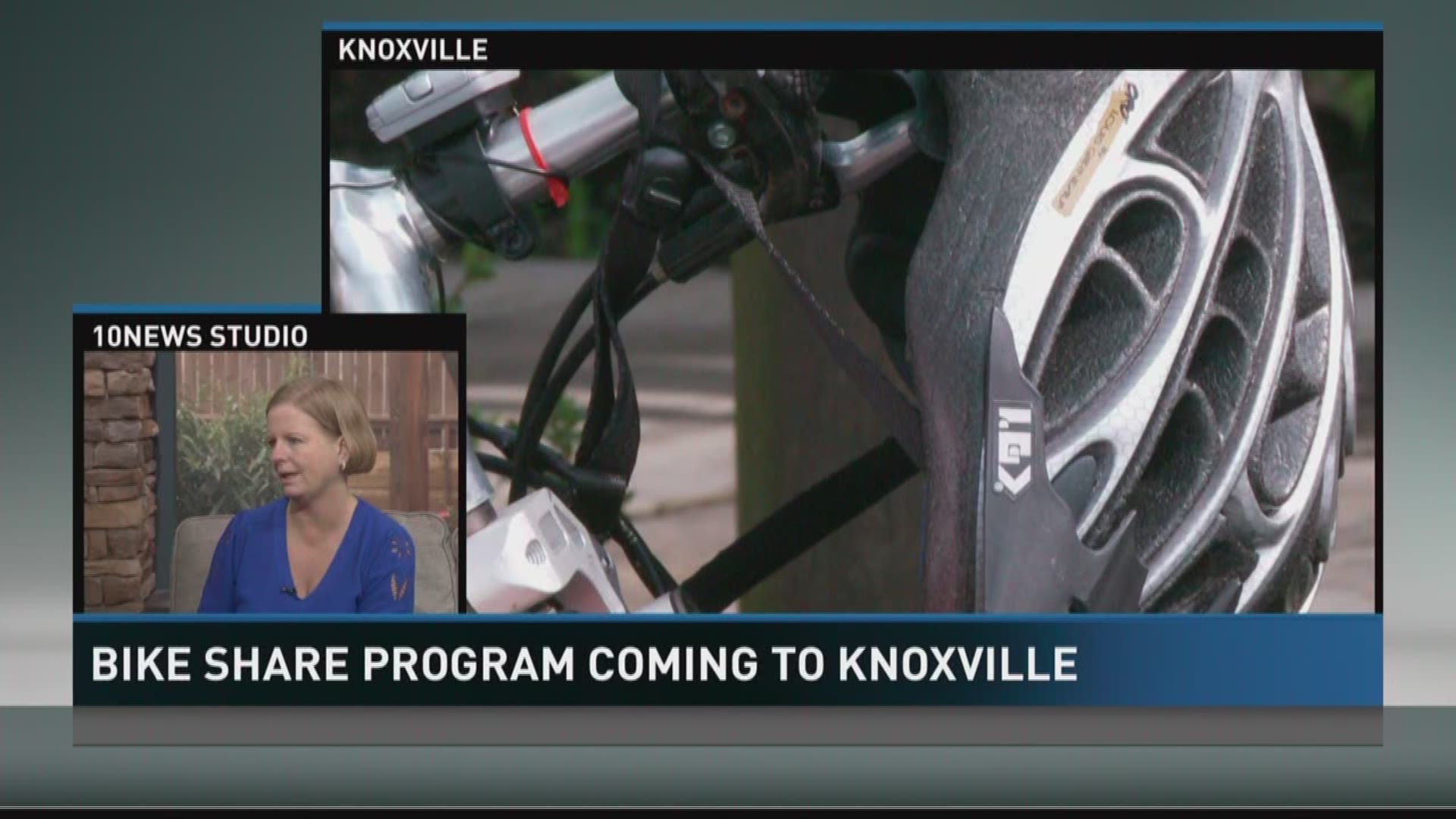 Aug. 17, 2017: Visit Knoxville President Kim Bumpas discusses the new bike share program coming to Knoxville.