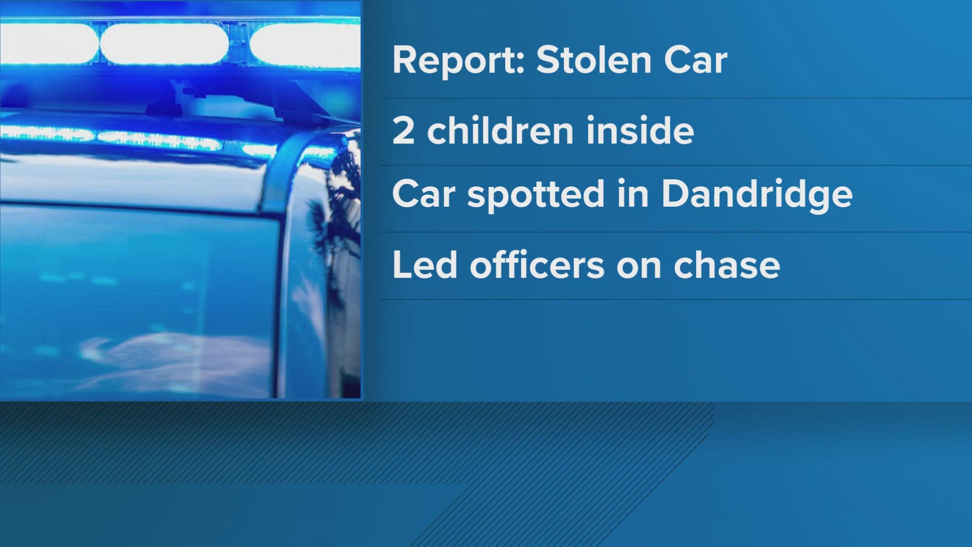 The Dandridge Police Department said a 9-year-old and 6-year-old were found with their non-custodial father, Justin Odum.