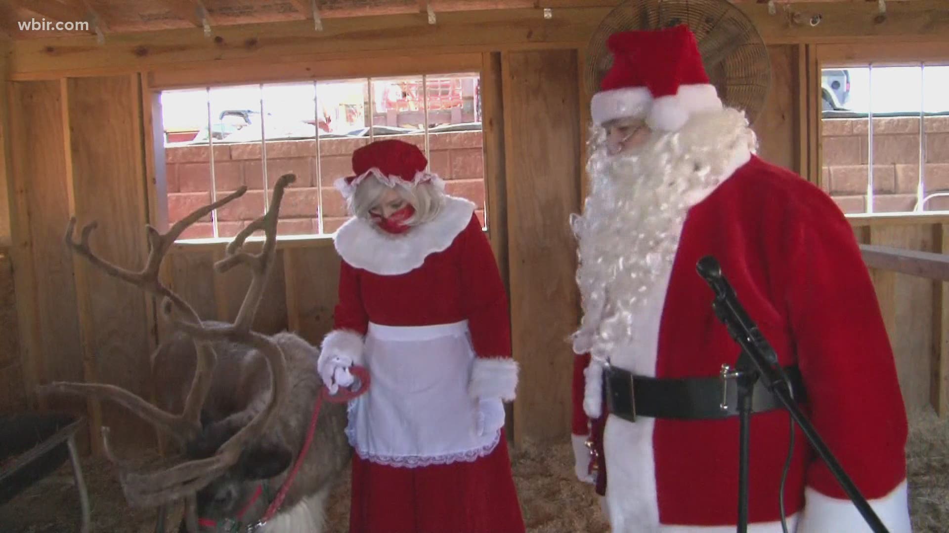 Reporter Katie Inman explains how the jolly old elf relies on a farm in the foothills for holiday backup.