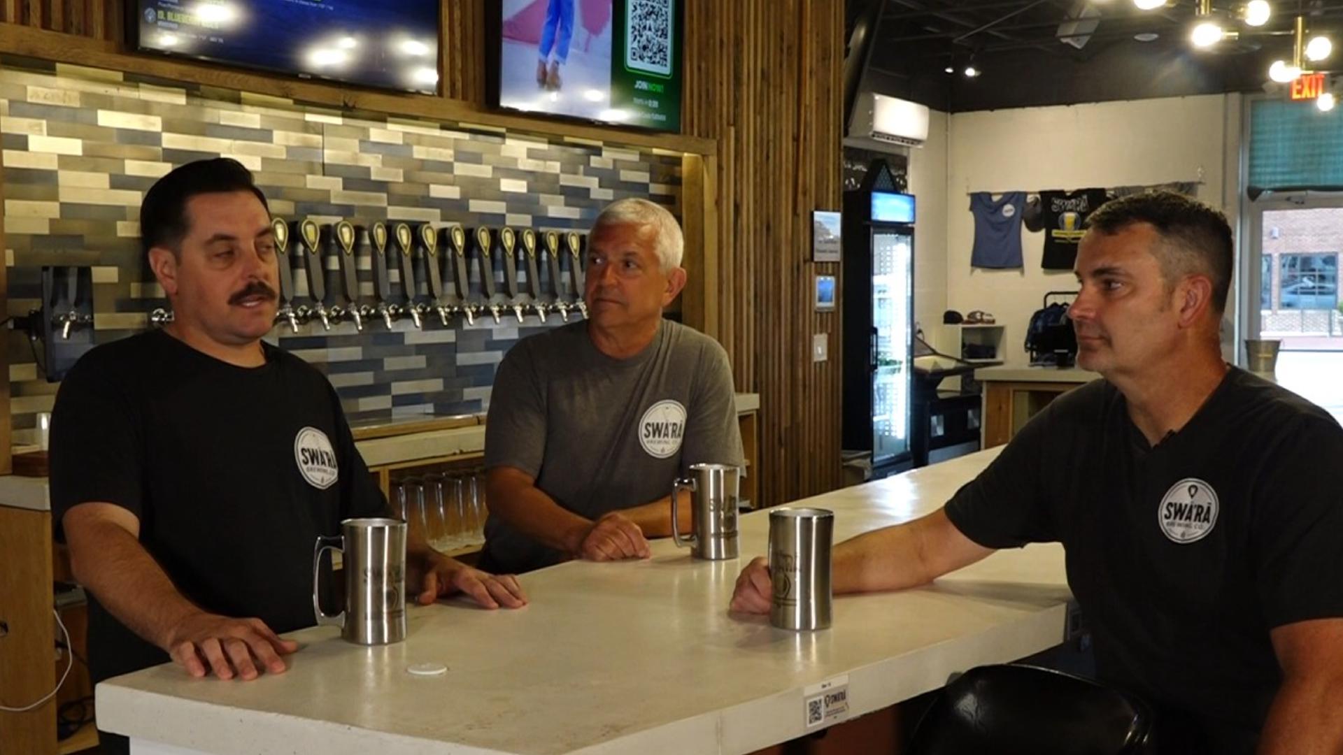 Swa'ra Brewery is run and owned by active duty military and veterans who says they are proud to support their community.