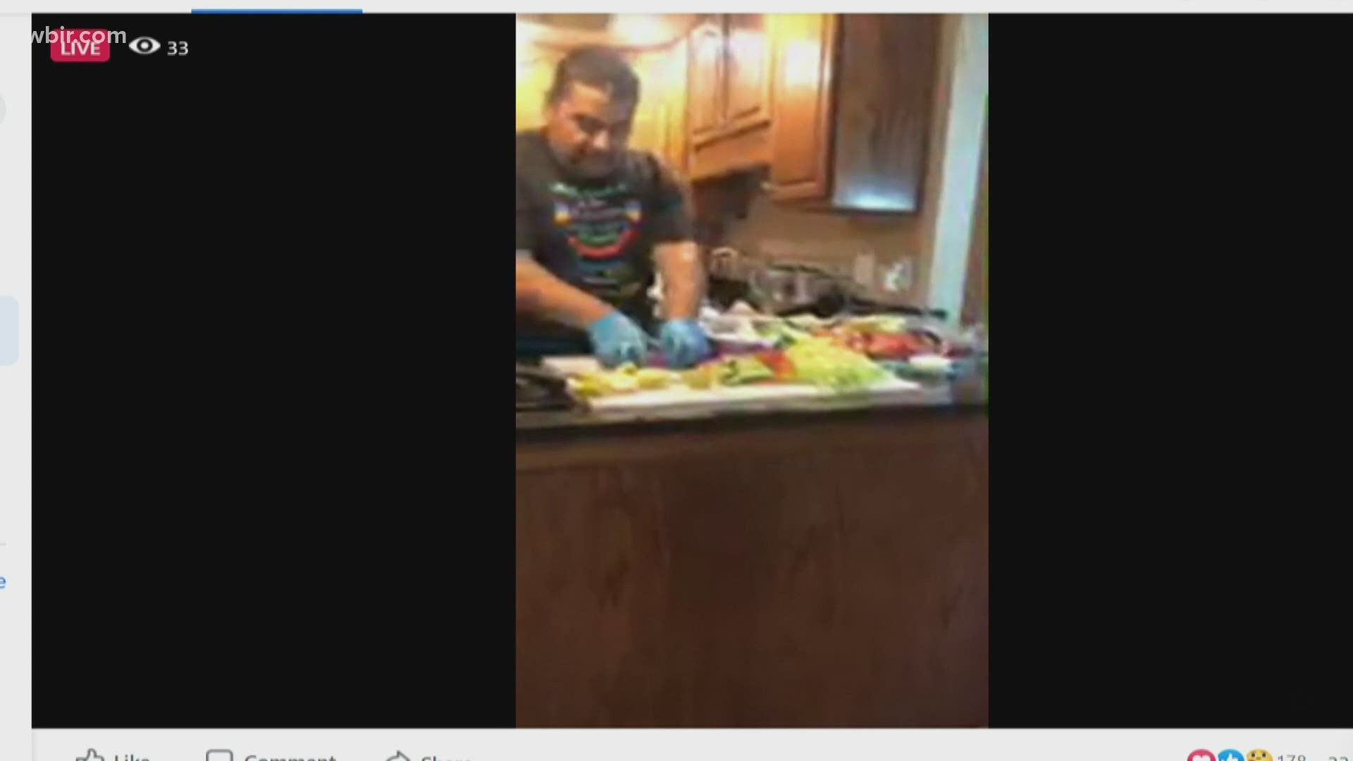 The owner of the "Nicest Place in America" held a virtual cooking class Wednesda night.