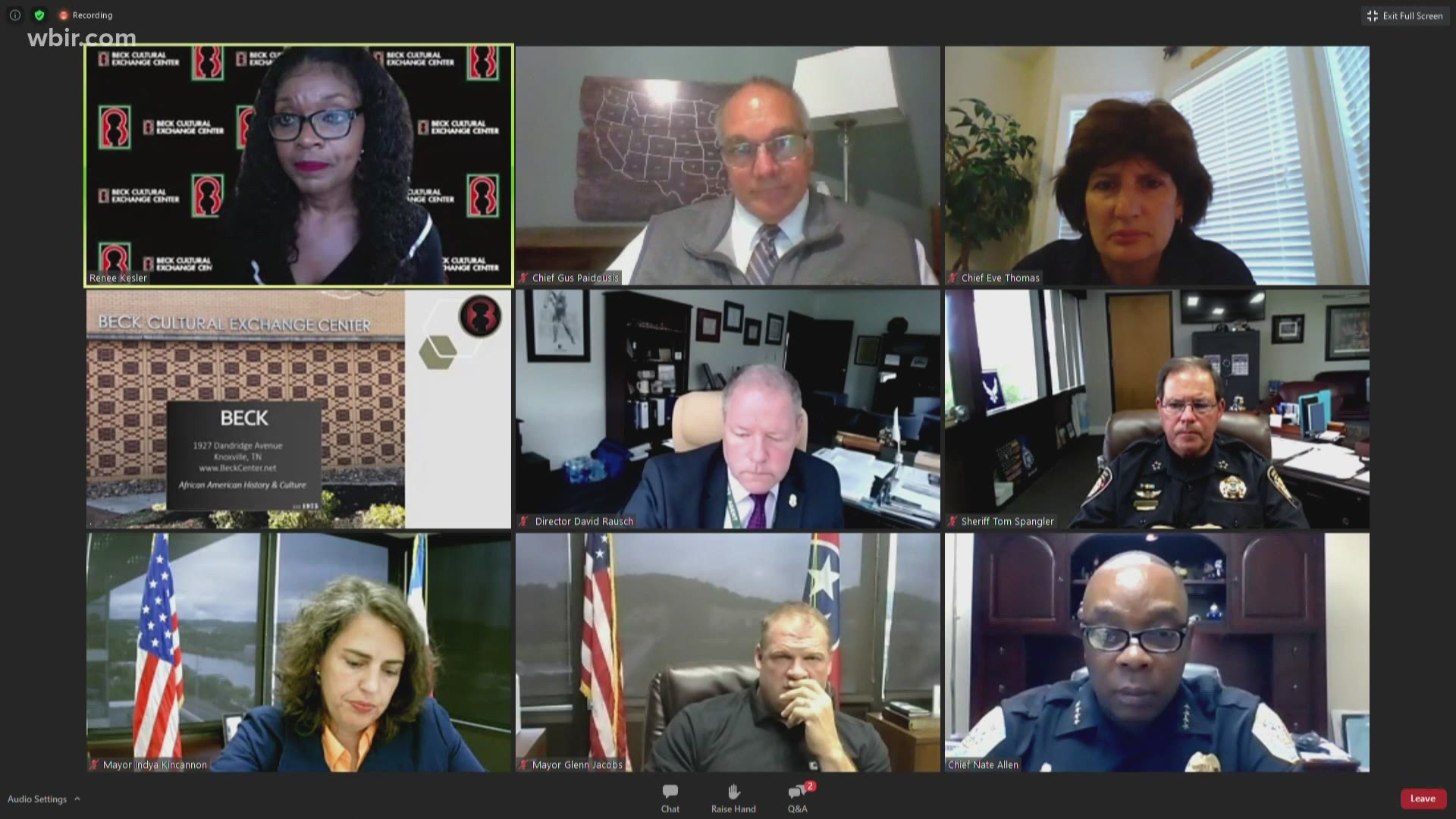 Local and state leaders participated in a virtual town hall meeting about racial justice on Friday.