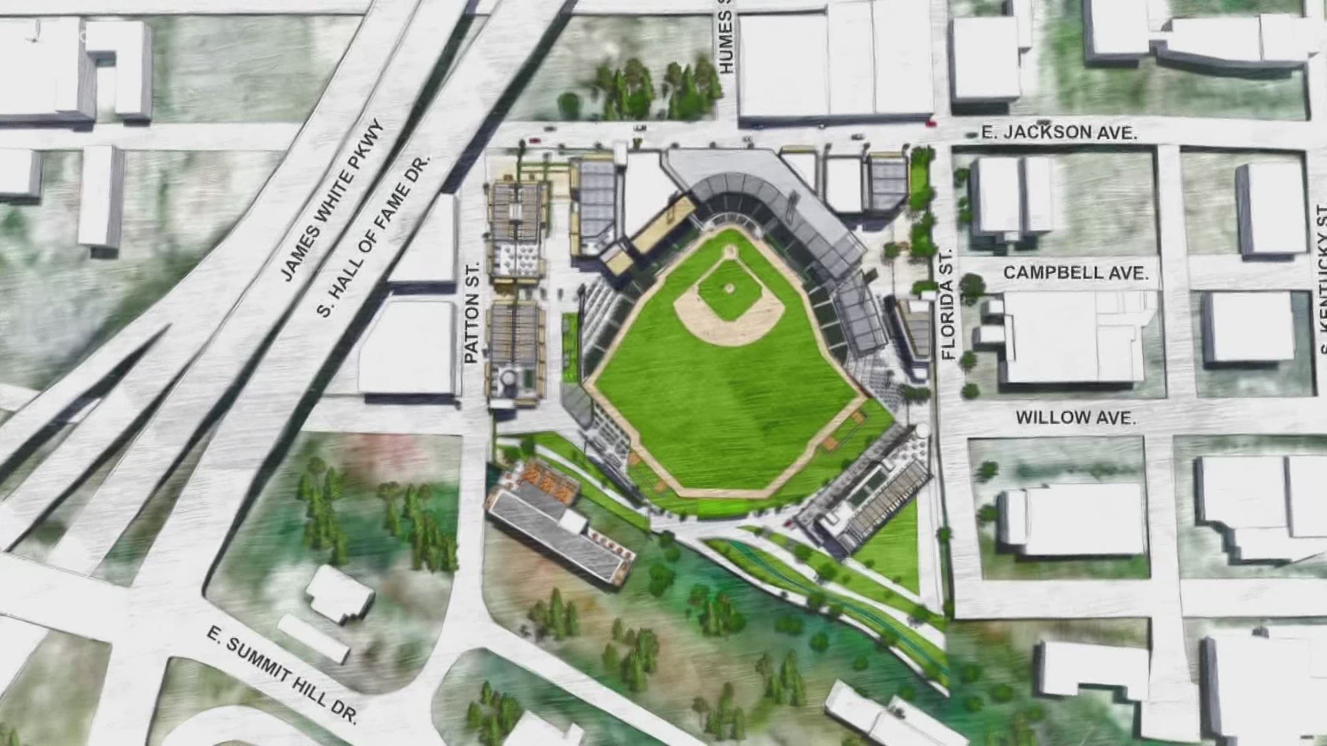 City and county leaders will meet to rundown plans for a new stadium in downtown Knoxville that they hope will bring back the Tennessee Smokies.
