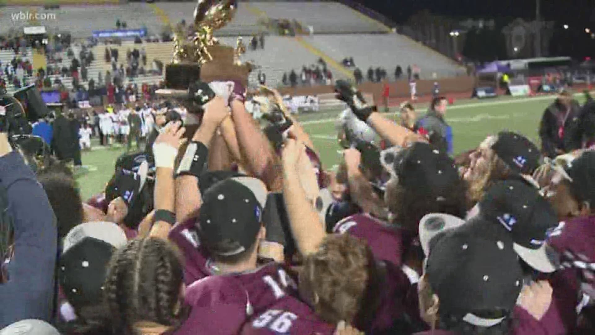 This is Alcoa's fifth-straight state title, and Central's second-consecutive championship.