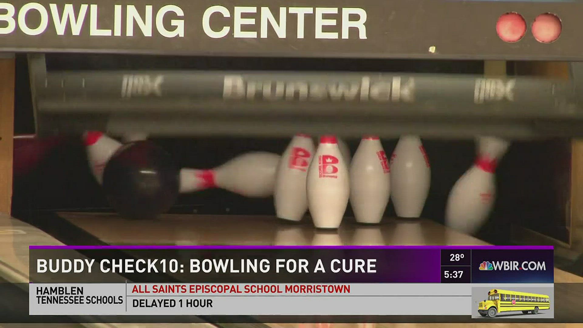 The Pigeon Forge community rallies together every year to support breast cancer awareness. Bowling for a Cure has raised more than $65,000 since it started nine years ago.