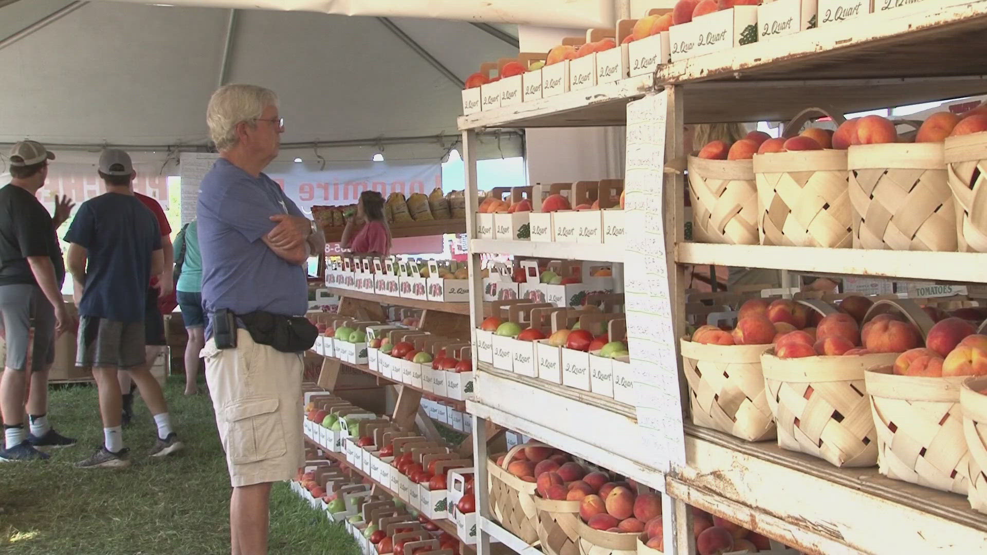 By 9 a.m., people were already lining up for the annual Grainger County Tomato Festival, which doesn’t start until noon.