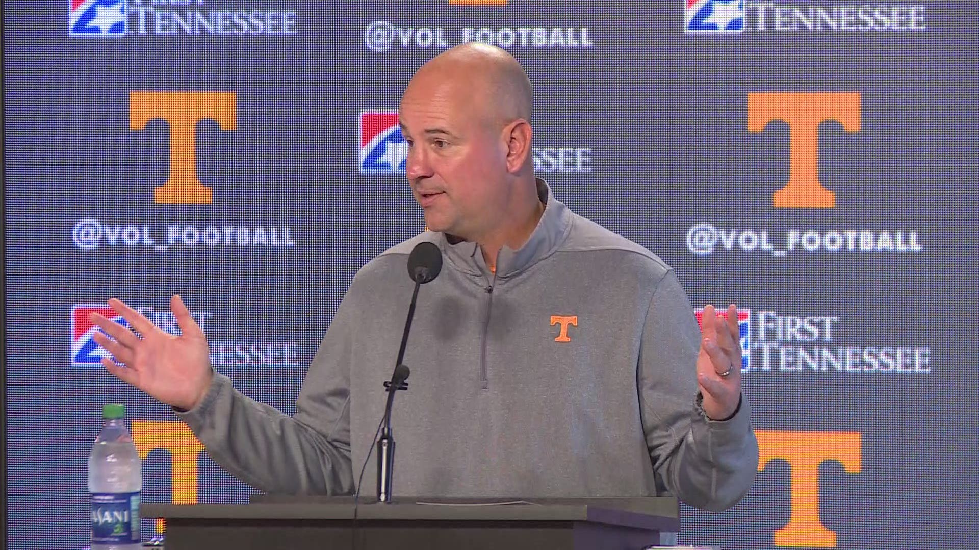 Jeremy Pruitt discusses the status of freshman QB Brian Maurer on Monday after he left the loss to Alabama with a possible concussion.
