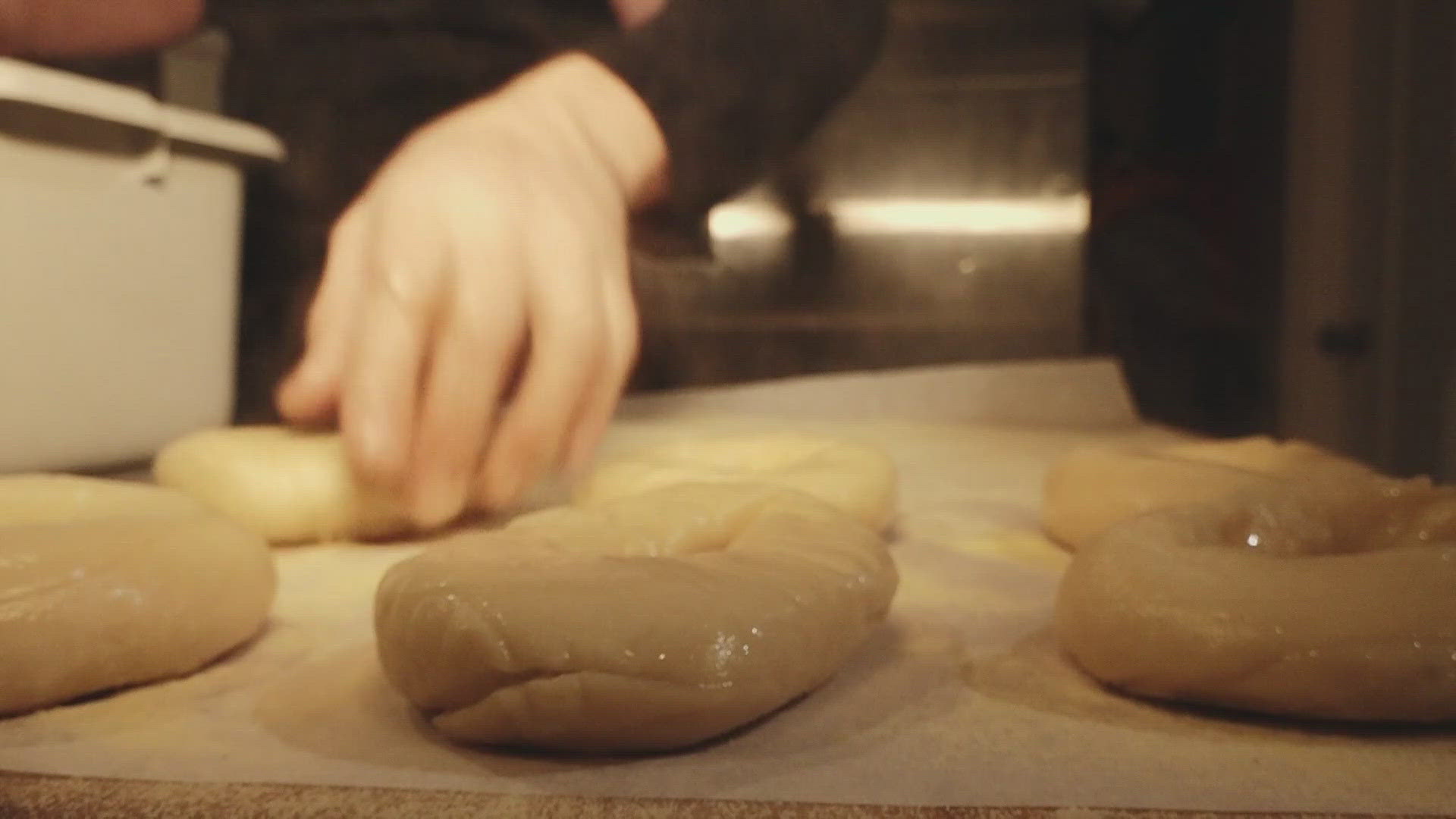The crew at Paysan's is up before the crack of dawn every morning to make sure their customers get nothing but the freshest bagels. 