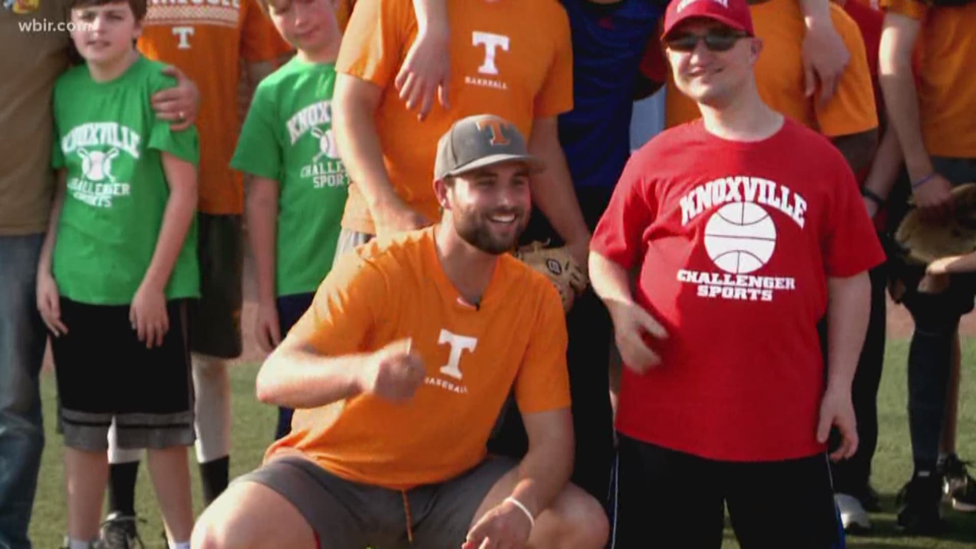 UT Baseball hosted kids from the Knoxville Challenger League at Lindsey Nelson Stadium.