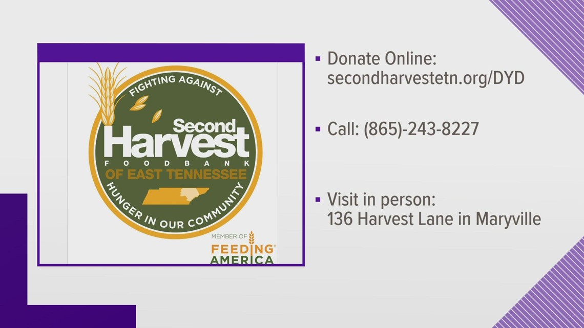 Donations doubled for Second Harvest Food Bank this Thursday
