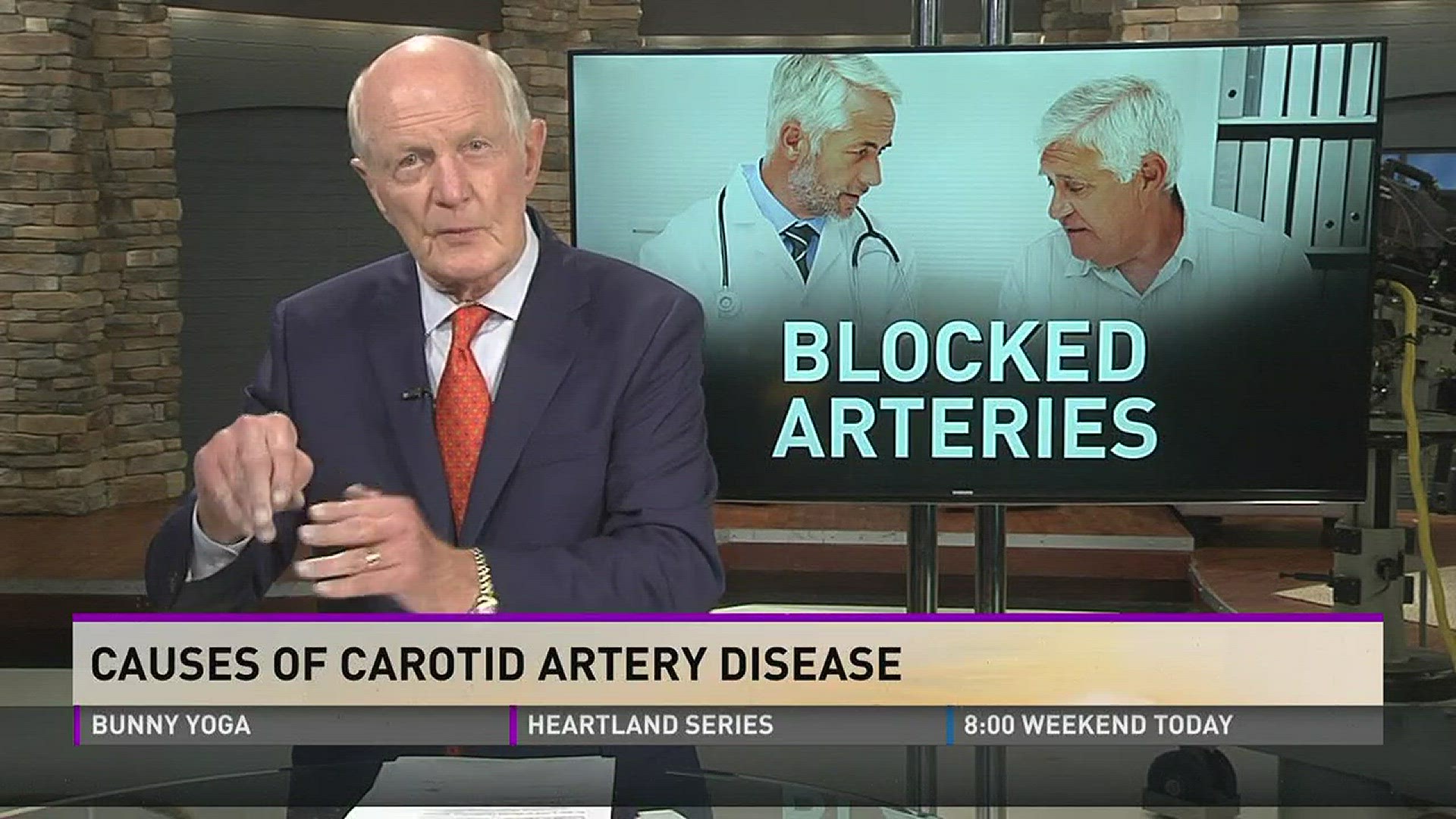 Dr. Bob stops by tell you what causes carotid artery disease.