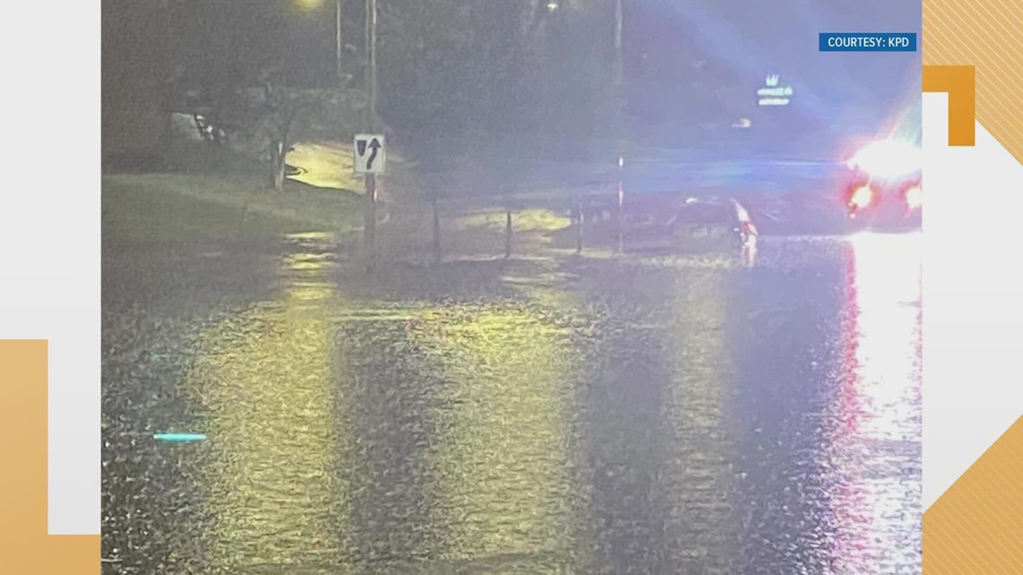 Knoxville sees heavy rain and local flooding