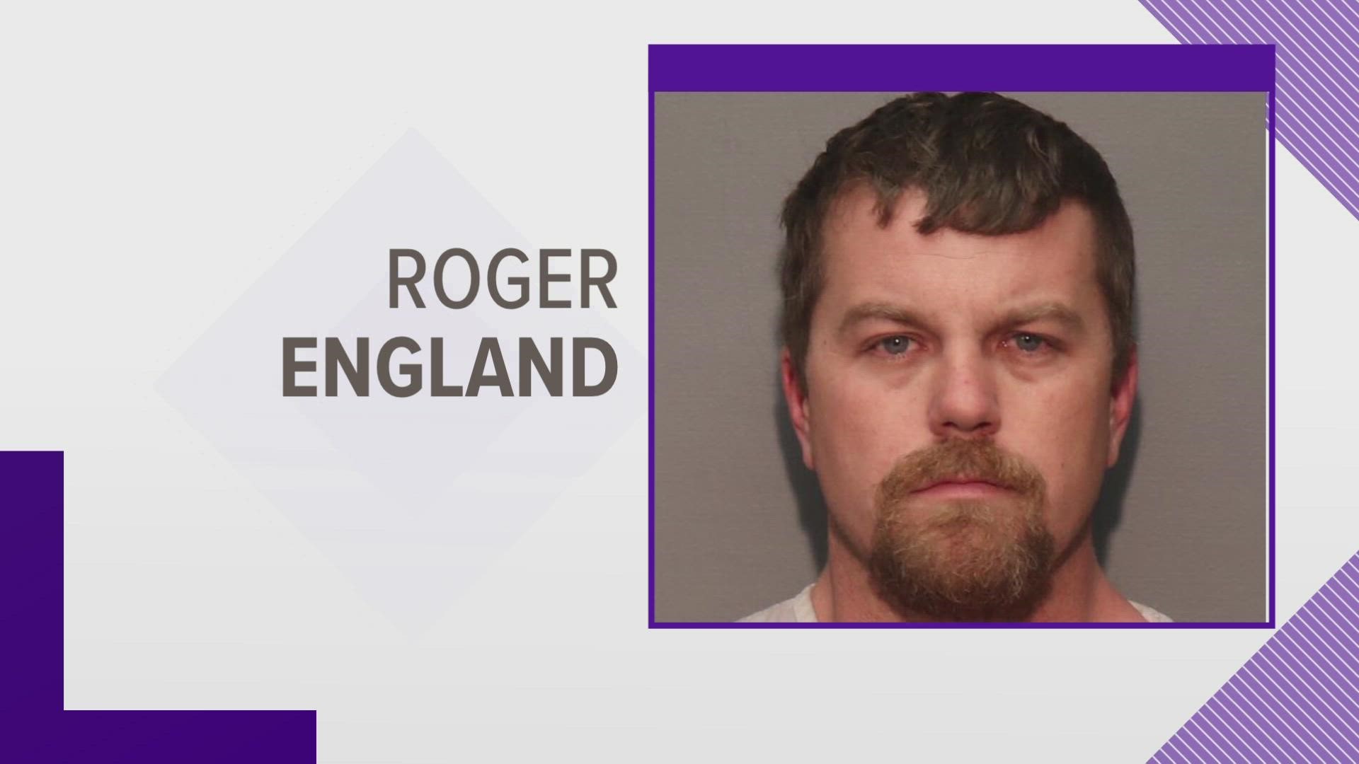 Roger Earl England, 35, shot and killed his former girlfriend and is sentenced to life in prison.