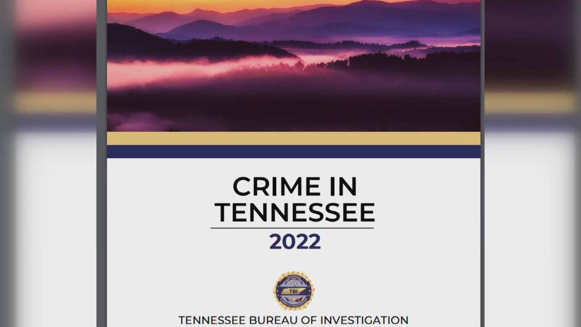 A 2022 TBI crime report broke down crimes reported in the state by different police departments.