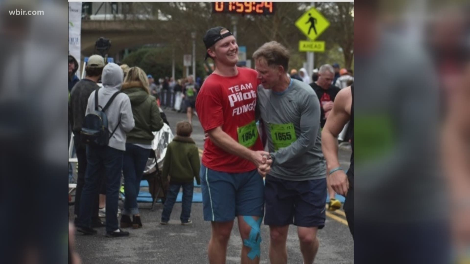 Todd Howell set a goal to finish the Covenant Health Knoxville half marathon in less than 2 hours. He did and we couldn't be more proud. A celebration of a job well done! April 2, 2019-4pm