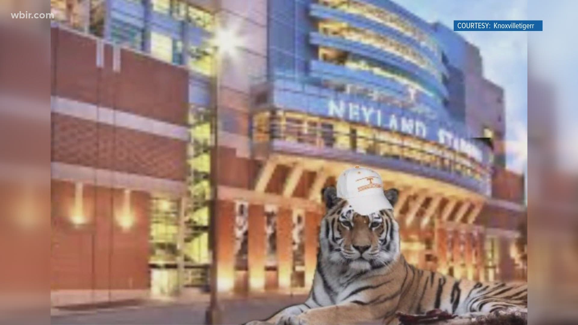 Authorities may not have found the alleged tiger in Knoxville, but it's making itself known on social media.