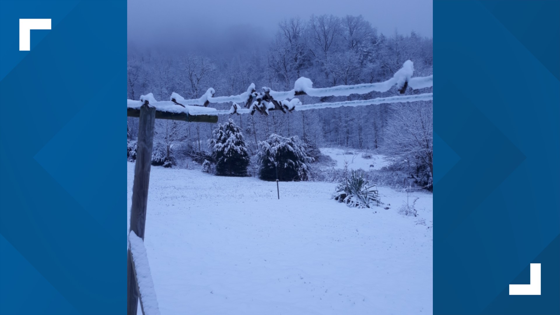 A snowy day across many parts of East TN