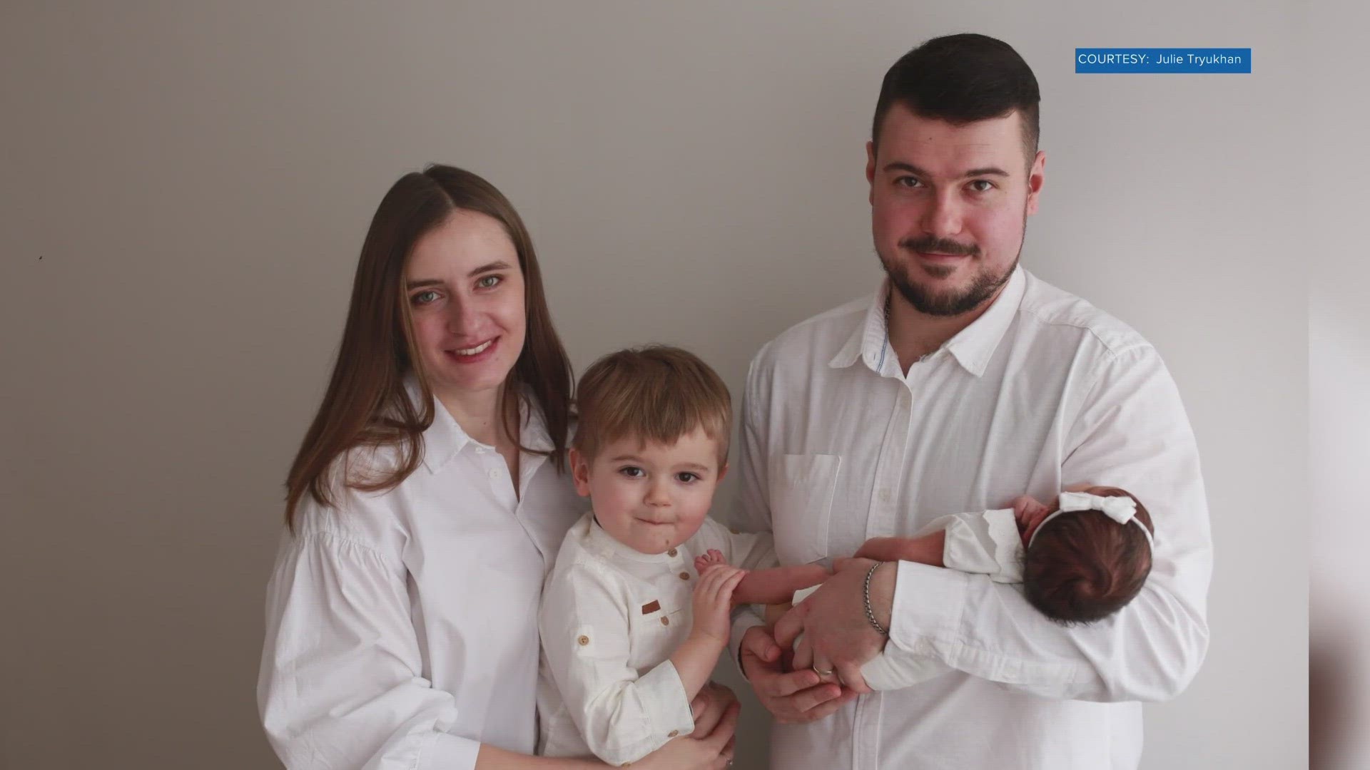 A mother and children who fled the war in Ukraine are creating a new life in Knoxville. As her husband fights in their homeland, he has a message for East TN.