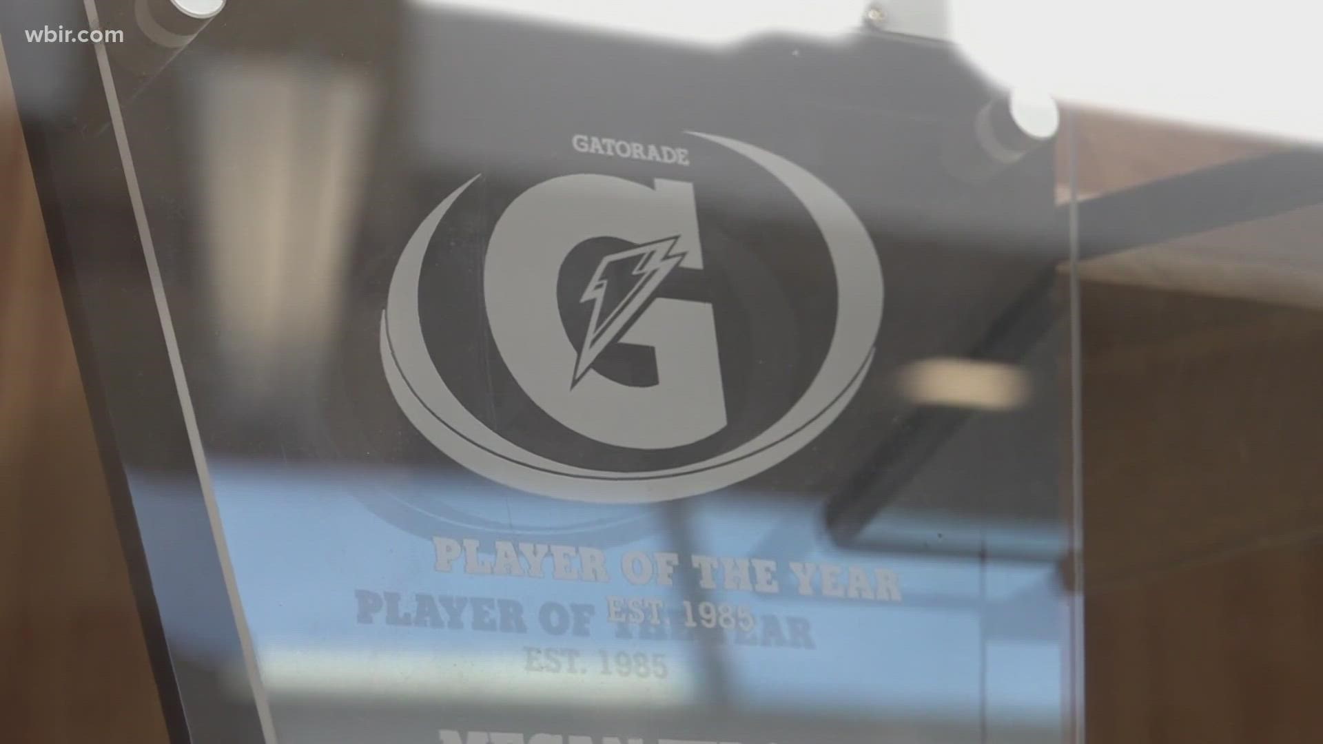 Dunn is the first Gatorade Tennessee Volleyball Player of the Year to be chosen from Knoxville Catholic High School.