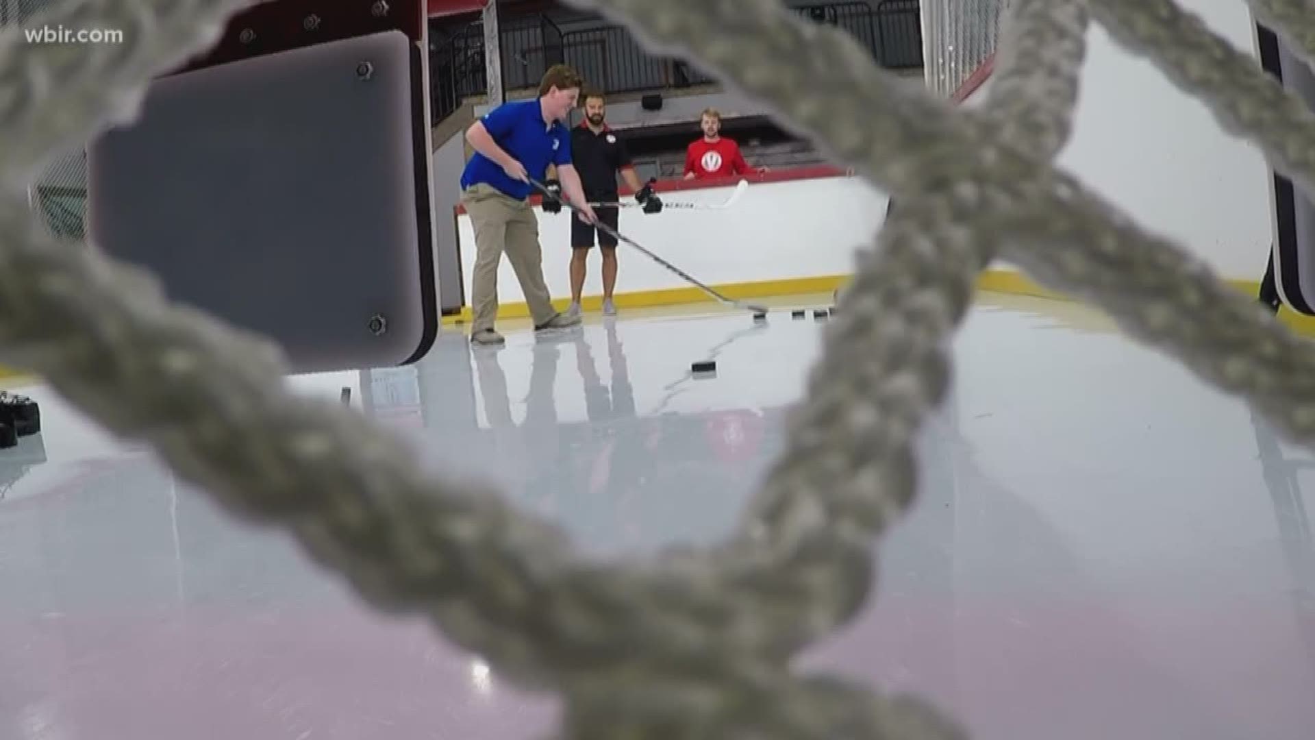 Former Ice Bears championship-winning goalie Bryan Hince is opening a new hockey facility in Lenoir City. WBIR 10Sports Reporter Luke Slabaugh tries out some of the state-of-the-art equipment.