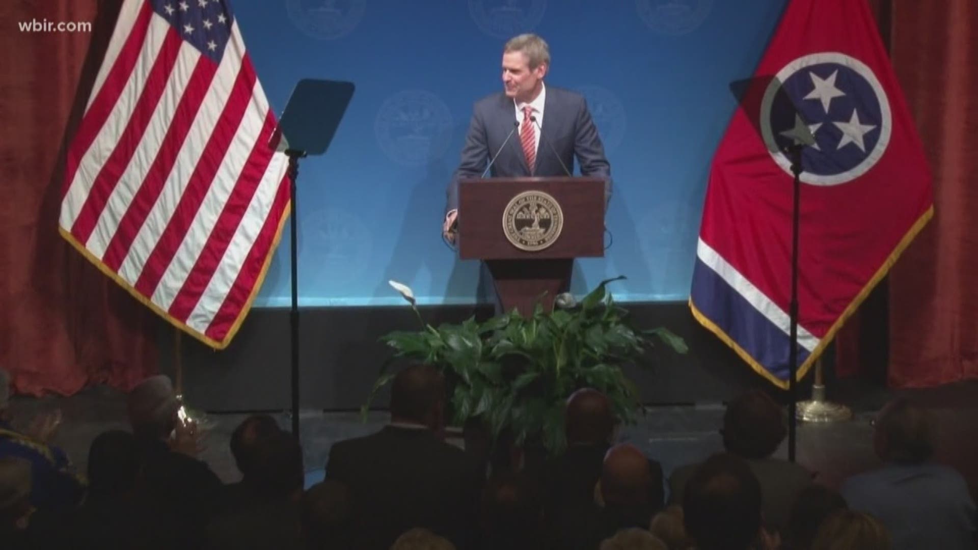 Governor Bill Lee gave his state of the state address in Knoxville tonight.