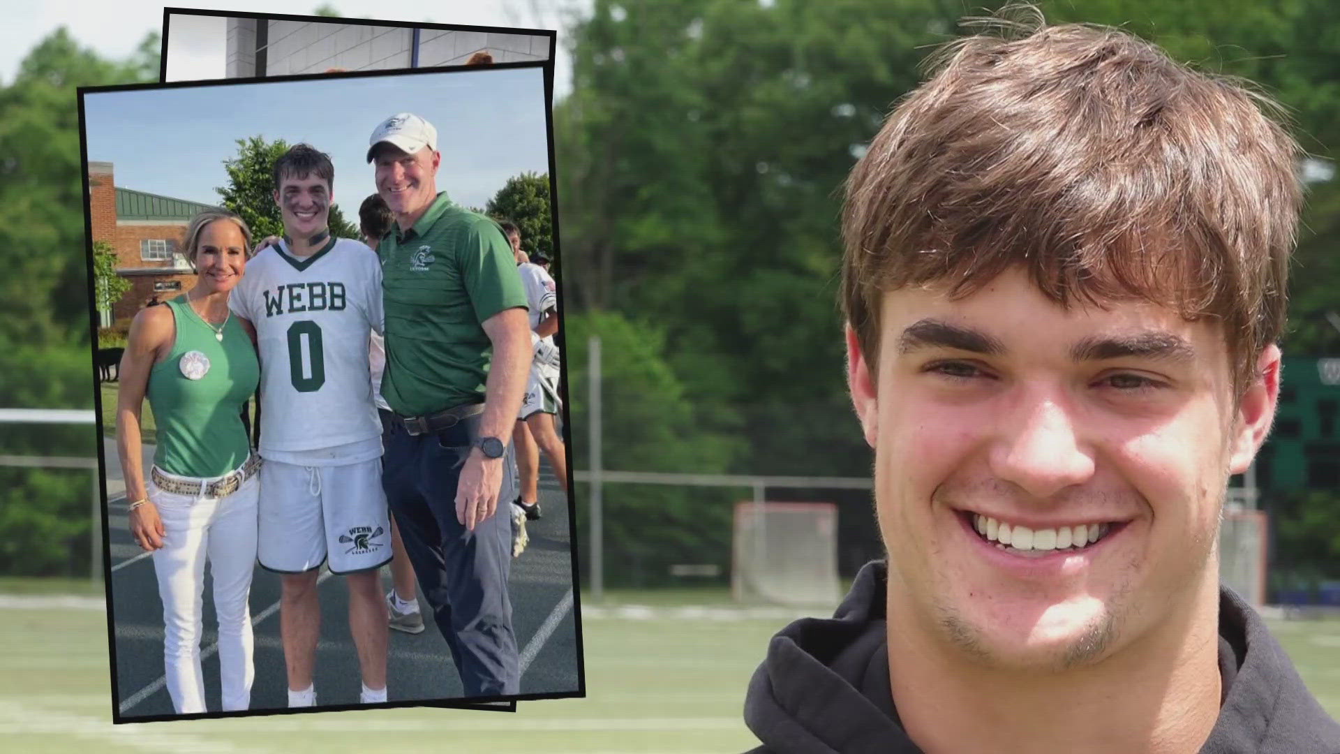 Webb School junior Baxter Johnson commits to West Point lacrosse, continuing his father's legacy and calling it part of God's plan. 