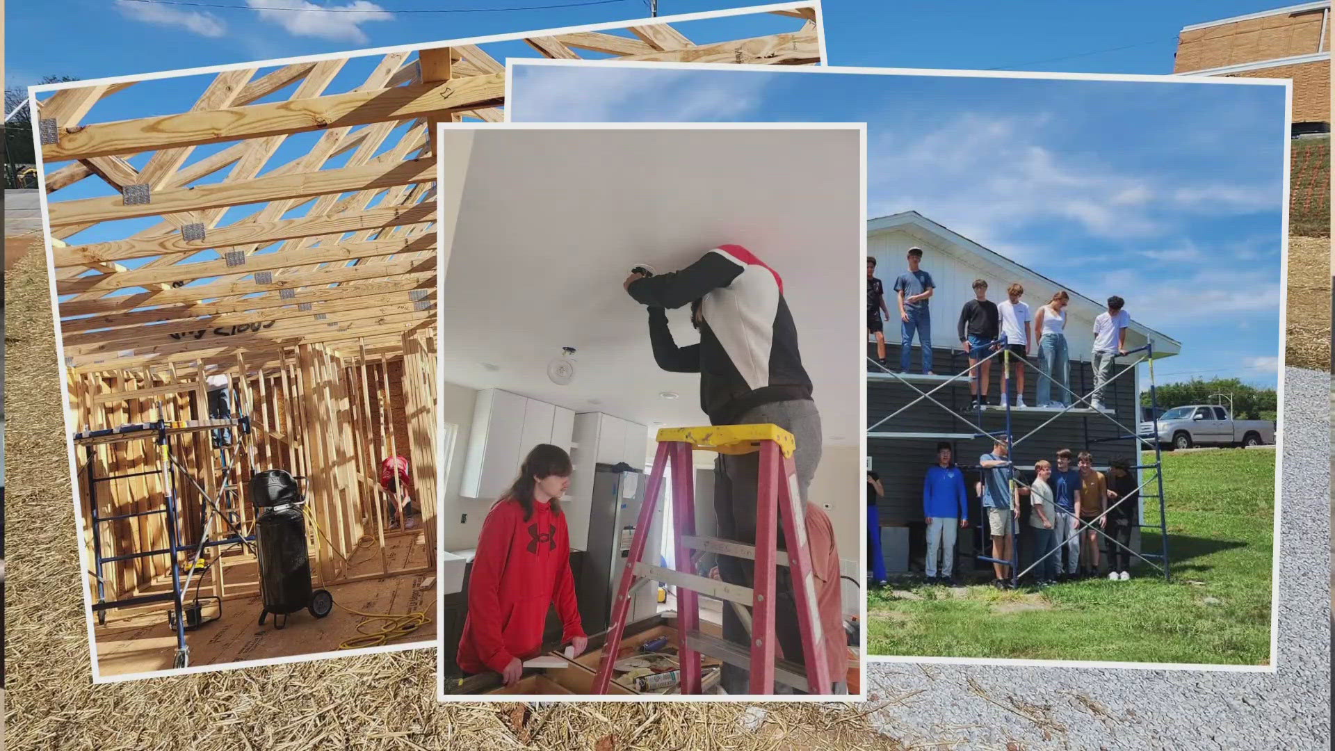They built a 1,500 square foot home from the ground up.