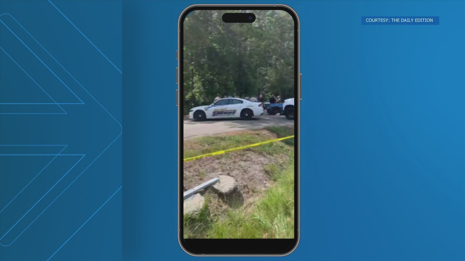 The Loudon County District Attorney says the driver was found dead of an apparent self-inflicted gunshot wound.